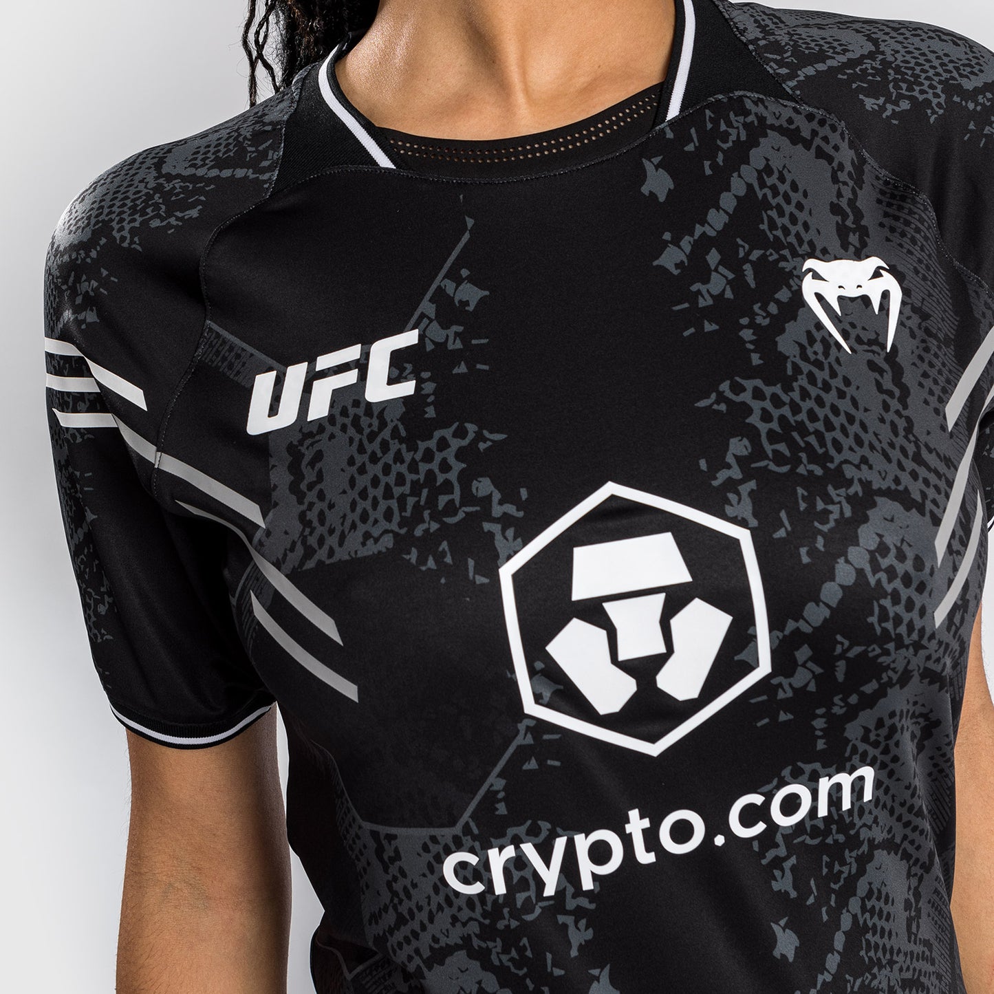UFC Adrenaline by Venum Authentic Fight Night Women’s Walkout Jersey - Black