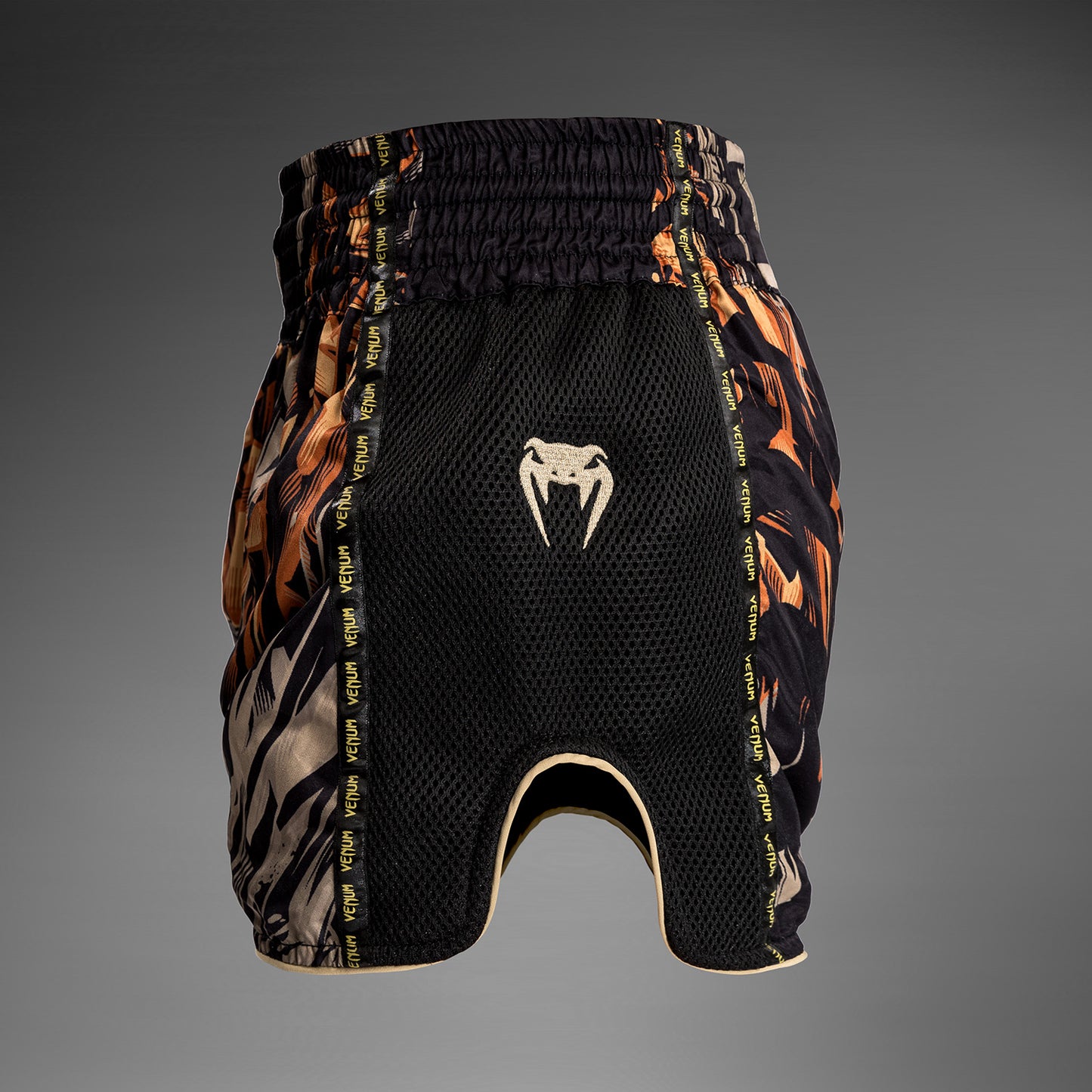 Venum Tiger Muay Thai Shorts - Black/Neon Orange