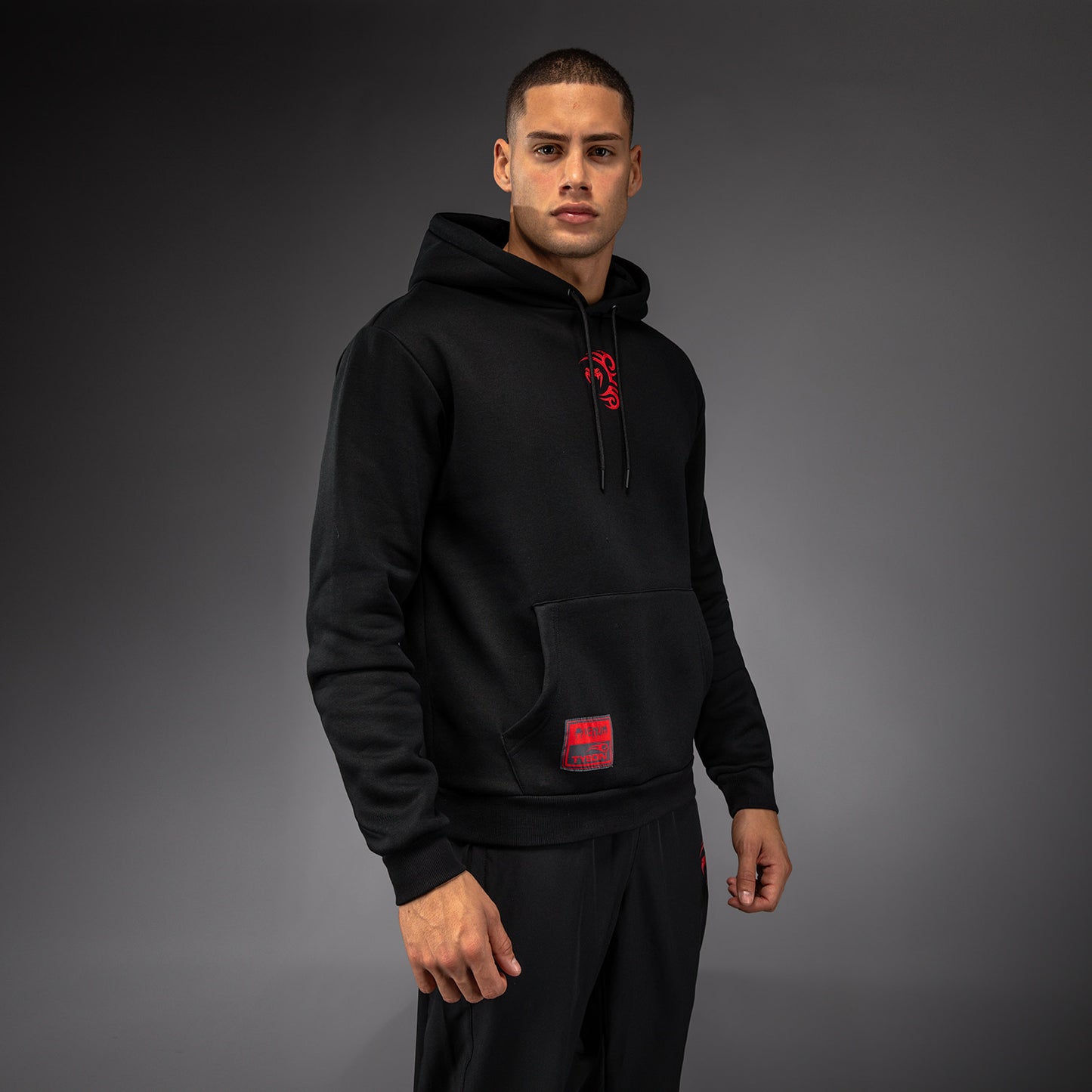 Venum x Mike Tyson Tiger Hoodie - Deep Black/Intense Red