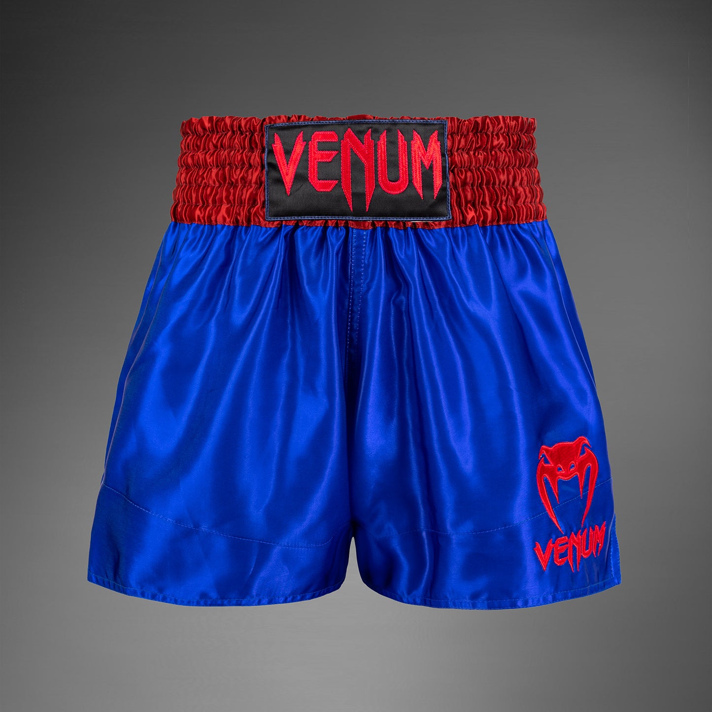 Venum Classic Muay Thai Shorts - Navy Blue/Red