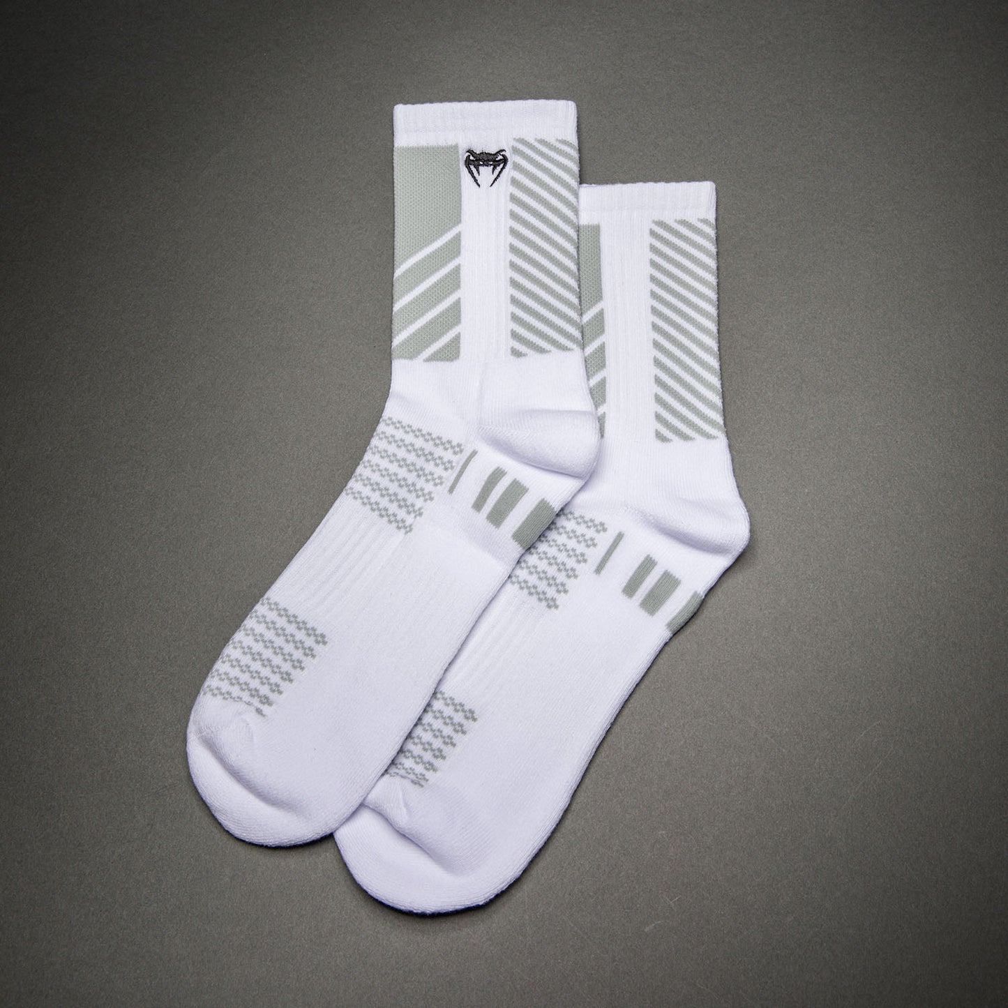 Venum Vector Crew Socks 3 Pack - White/Grey