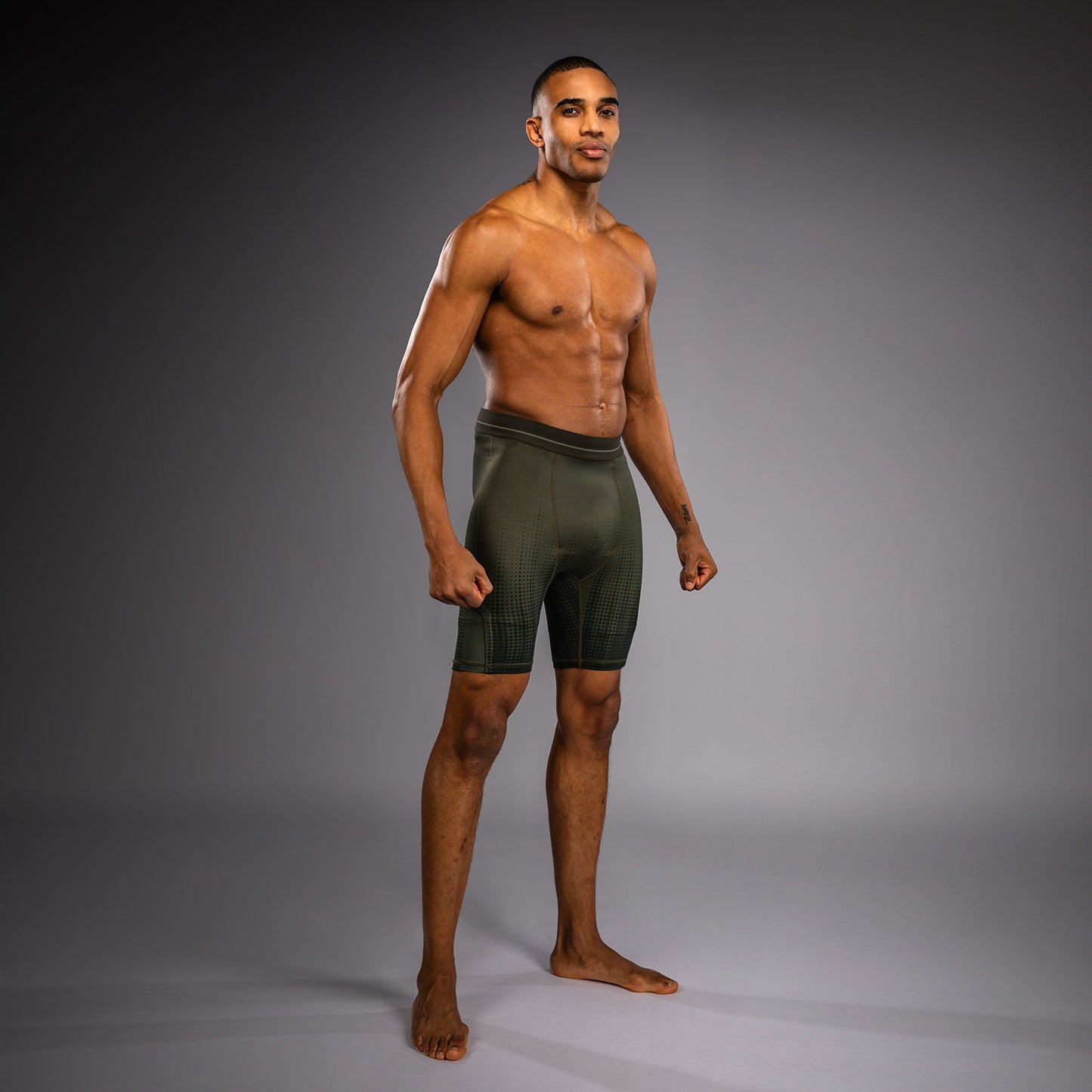 Venum Stealth Vale Tudo Shorts - Khaki/Dark Green