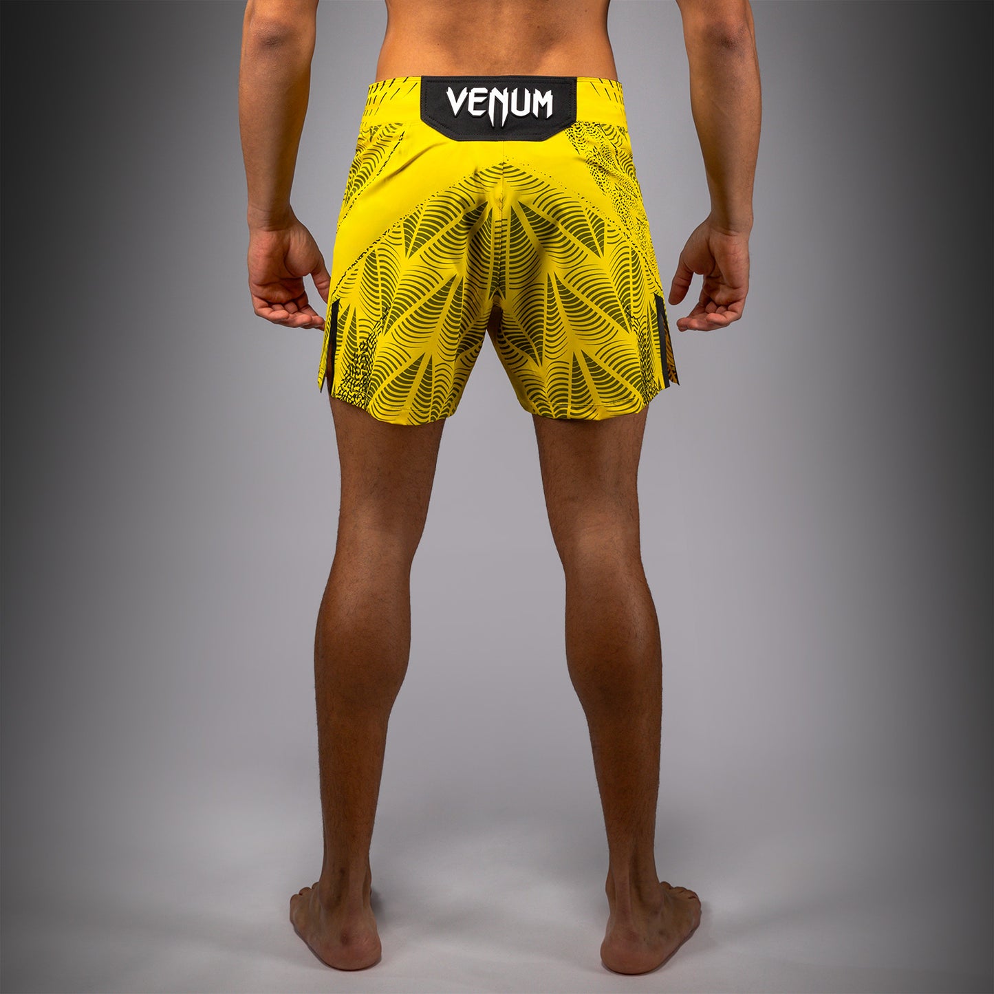 Men's UFC Zenith by Venum Yellow Authentic Fight Night Short Fit Fight Short