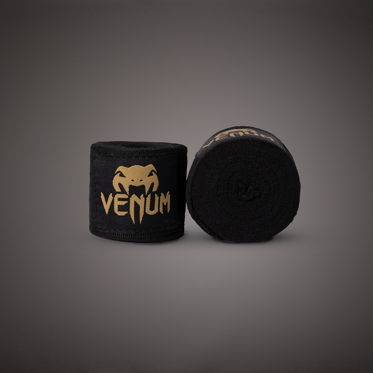 Venum Kontact Boxing Hand Wraps - Black/Gold - 4.5m (180 in)