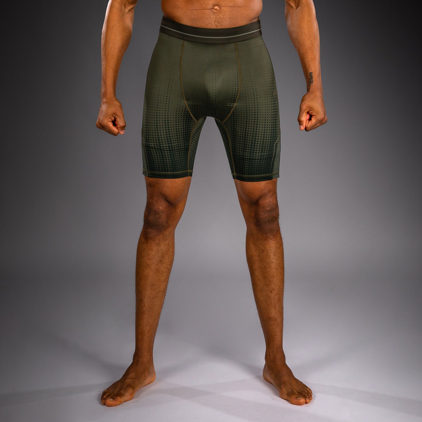 Venum Stealth Vale Tudo Shorts - Khaki/Dark Green