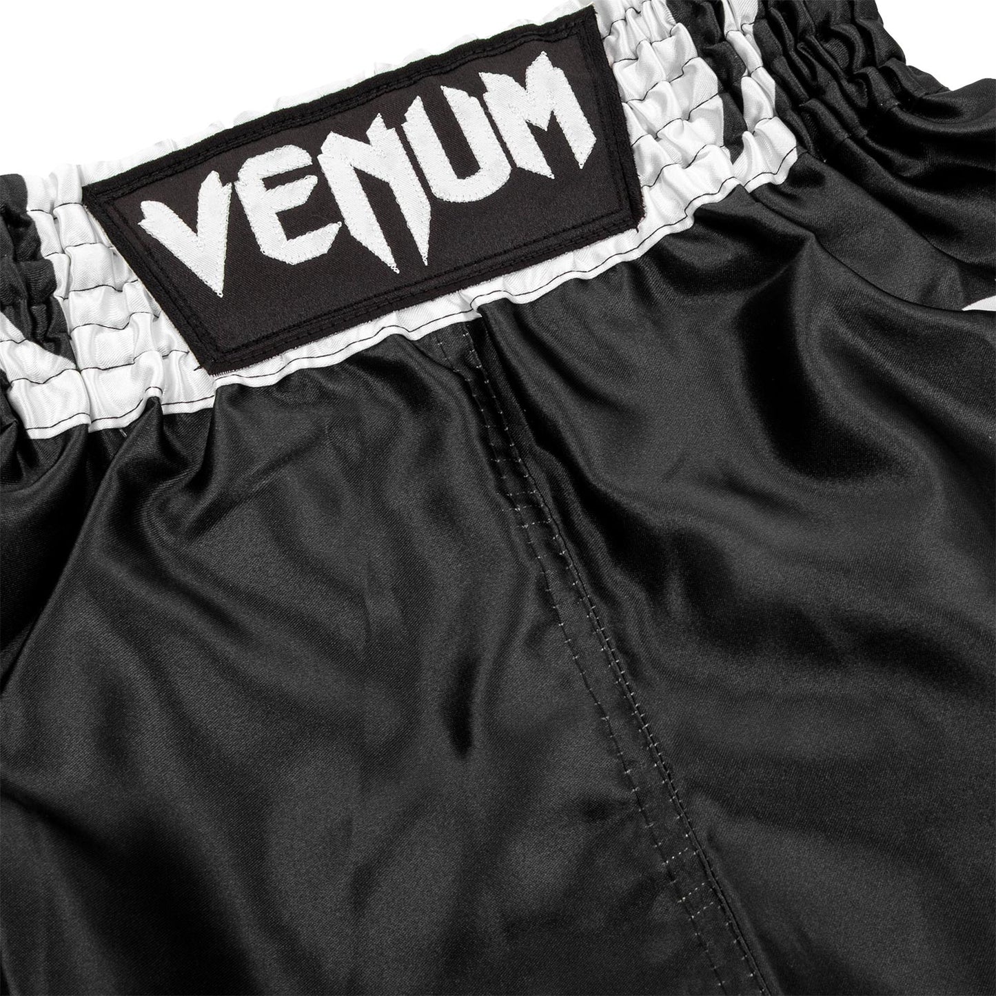 Venum Elite Kids Boxing Shorts - Black/White