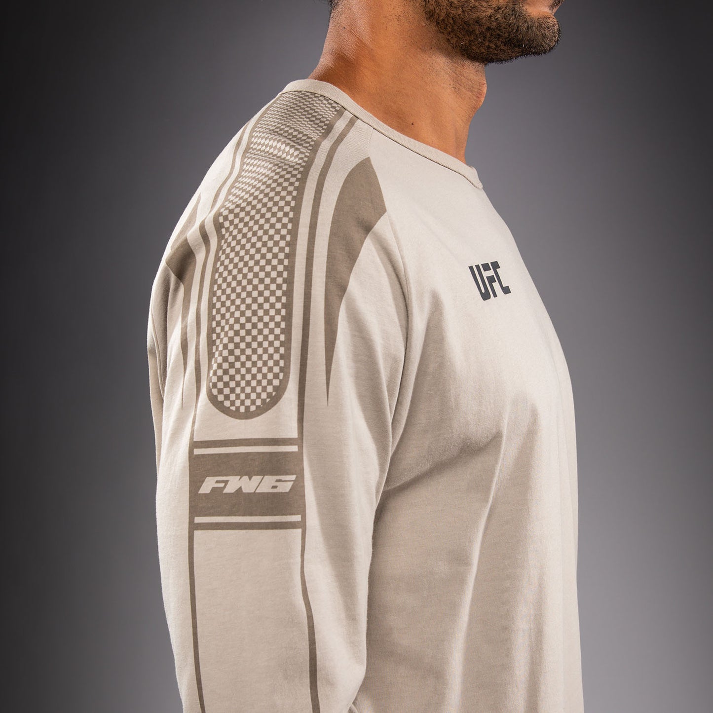 Venum UFC Unity by Venum Authentic Fight Week Men's Long Sleeve T-Shirt - Sand