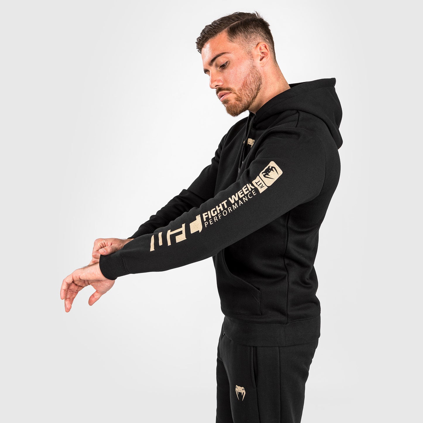 UFC Adrenaline by Venum Fight Week Men’s Pullover Hoodie - Black
