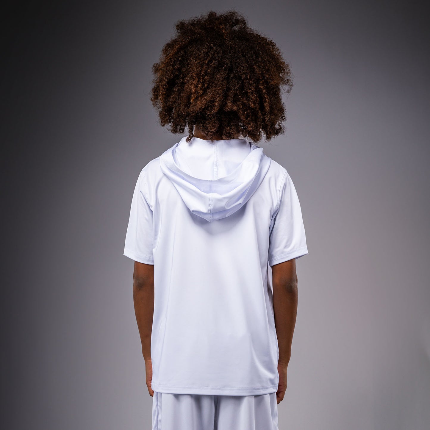 Venum Elite Kids Short Sleeve Dry-Tech Hoodie - White