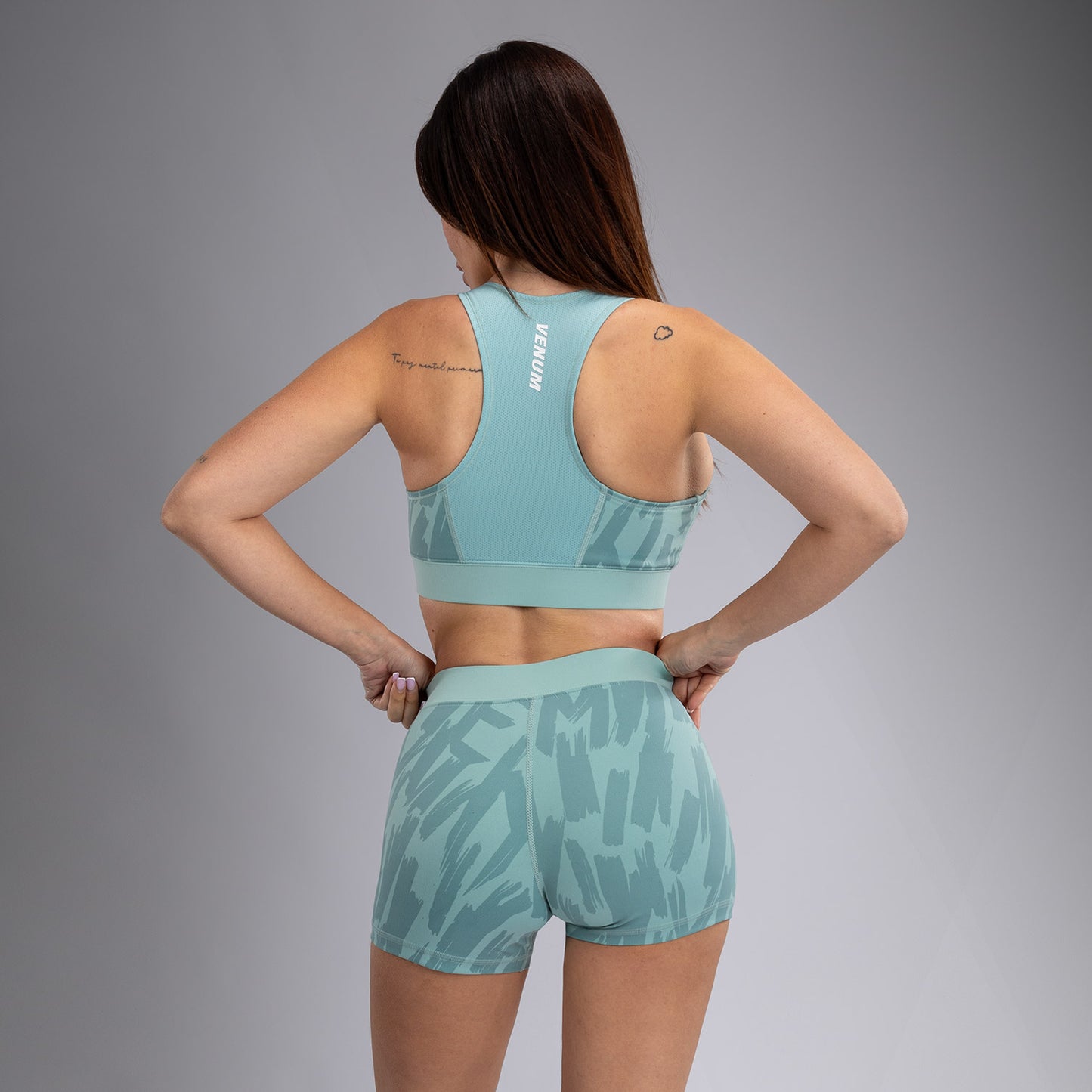 Venum Graffiti Women’s Sports Bra - Aqua