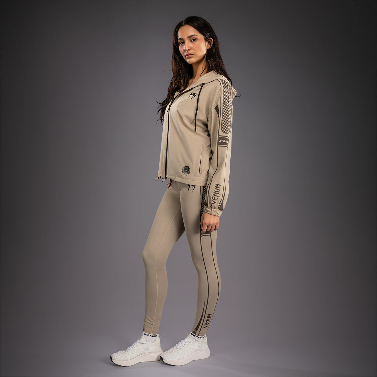 Venum UFC Unity by Venum Authentic Fight Week Women's Zip Hoodie - Sand