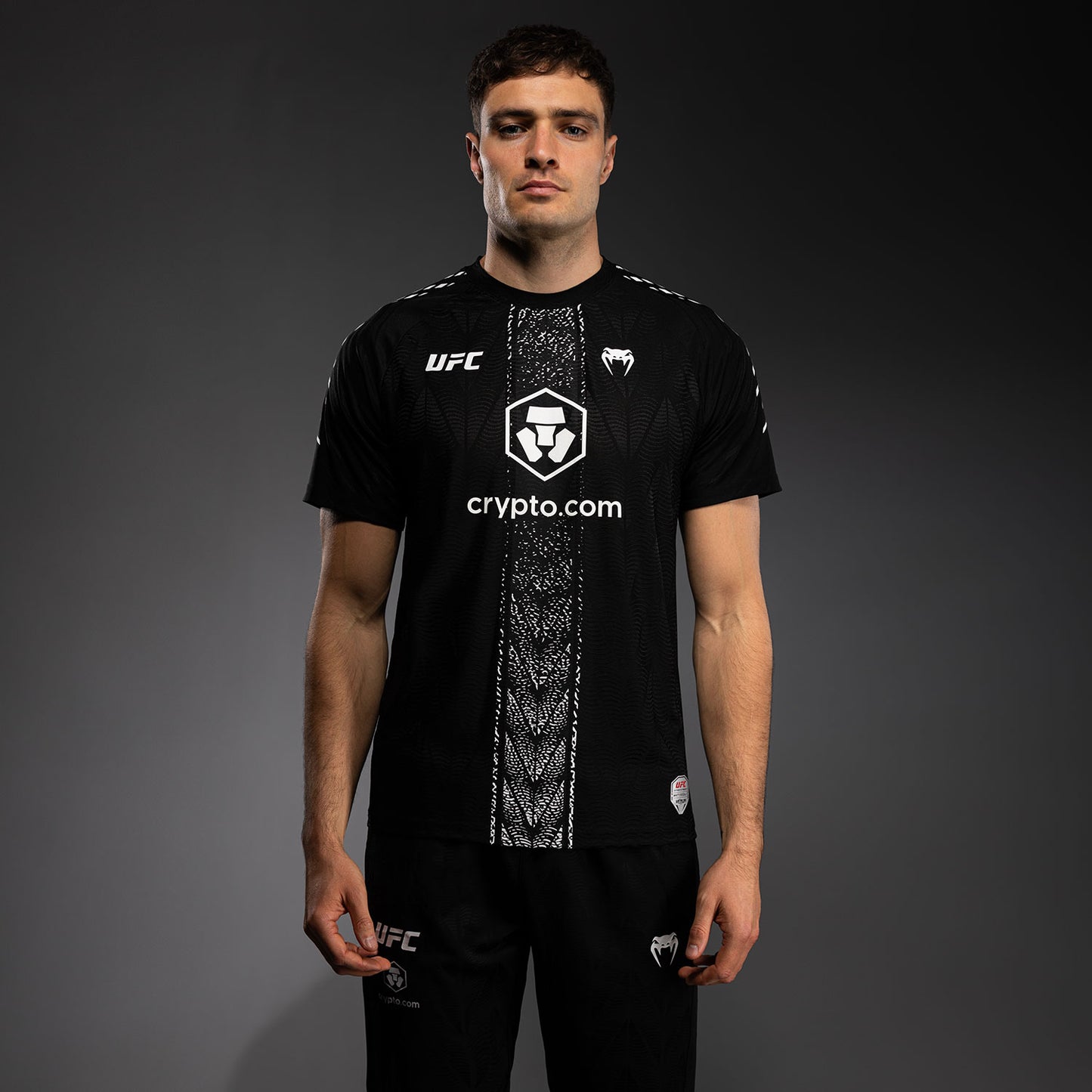 Men's UFC Zenith by Venum Black Authentic Fight Night Walkout Jersey