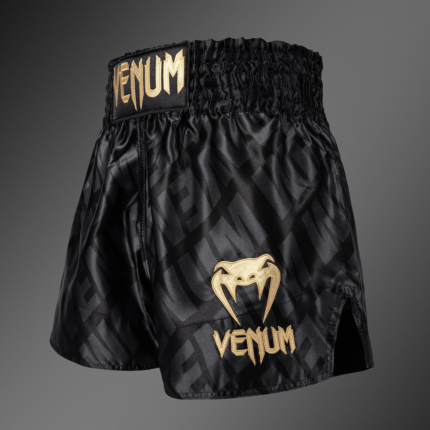 Venum Contender XT Muay Thai Shorts – Black/Gold