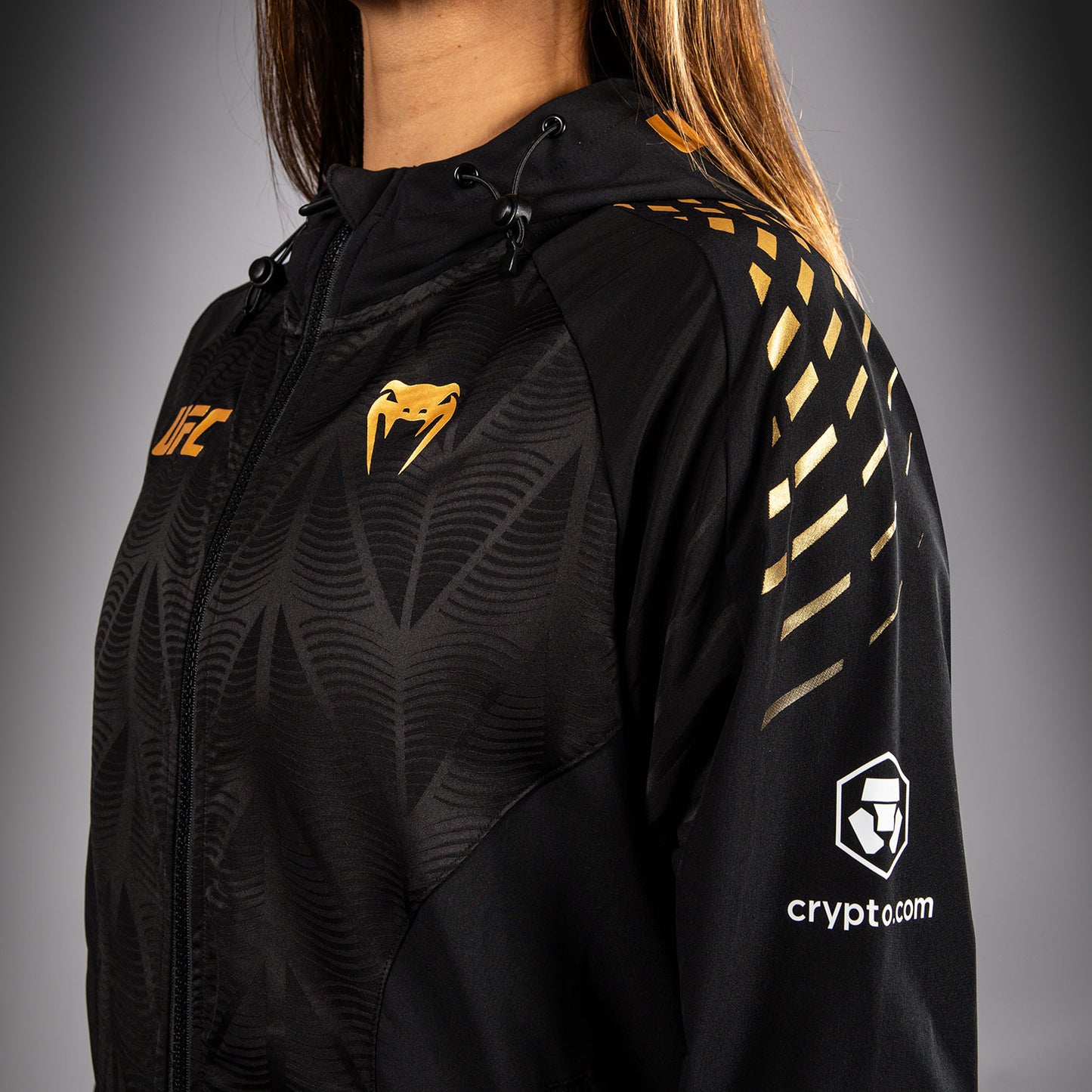 Women's UFC Zenith by Venum Champion Authentic Fight Night Walkout Hoodie
