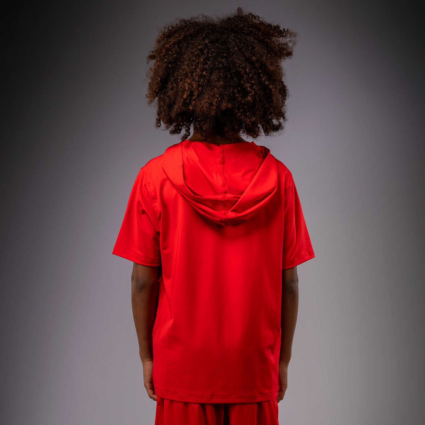 Venum Elite Kids Short Sleeve Dry-Tech Hoodie - Red
