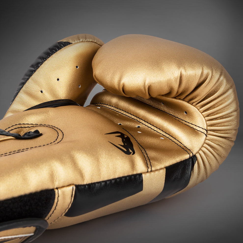 Venum Elite Boxing Gloves - Gold/Black