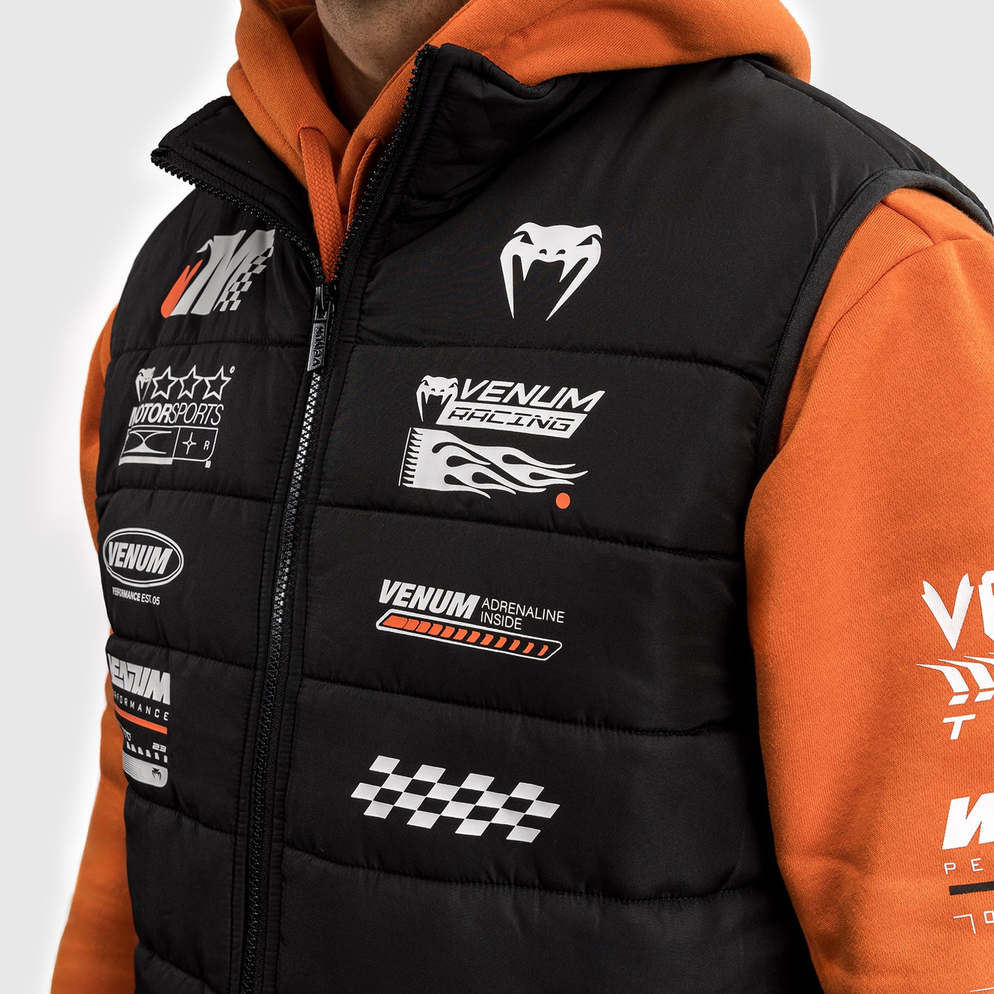 Venum Motorsport Down Jacket - Deep Black