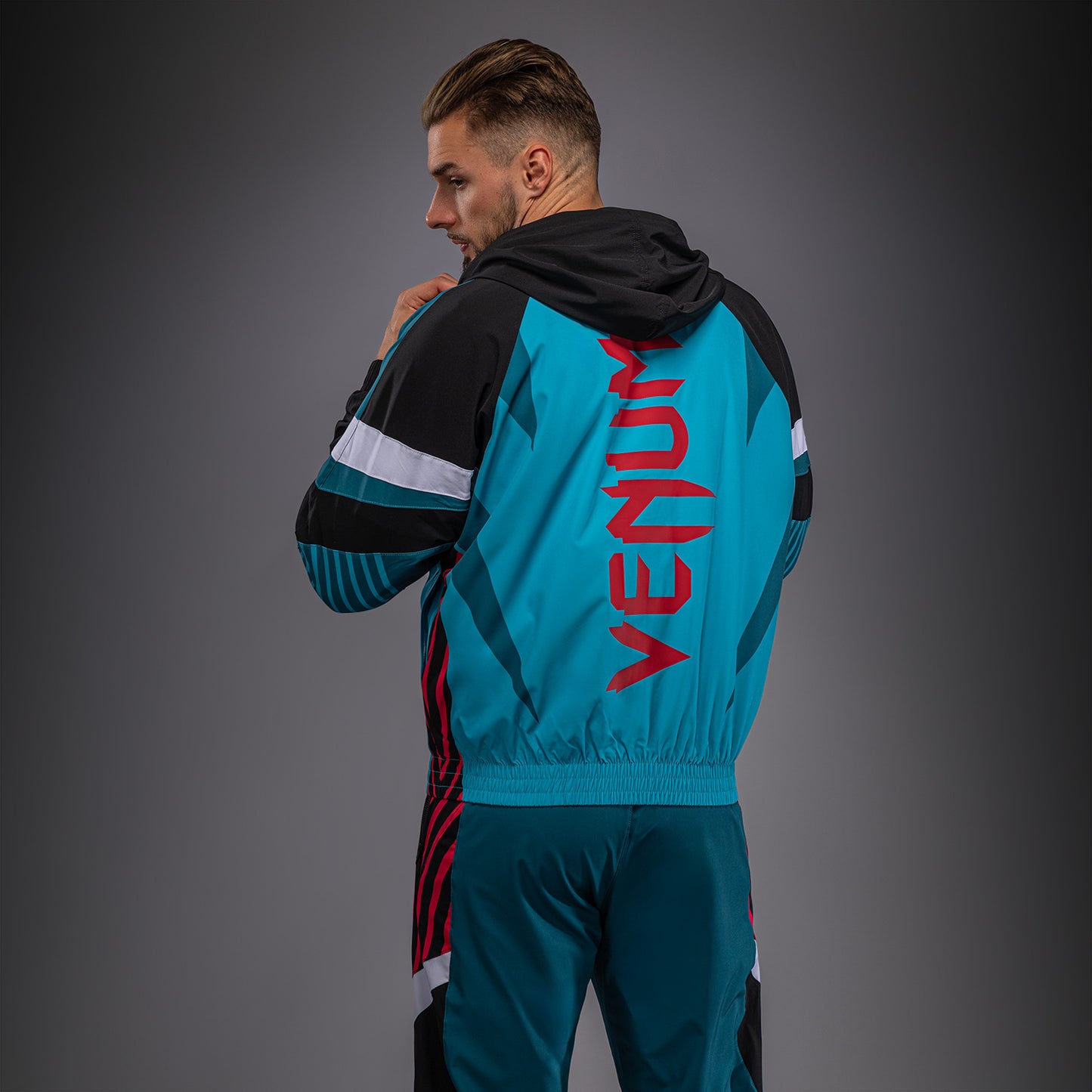 Venum Attack 90 Track Jacket - Miami Blue