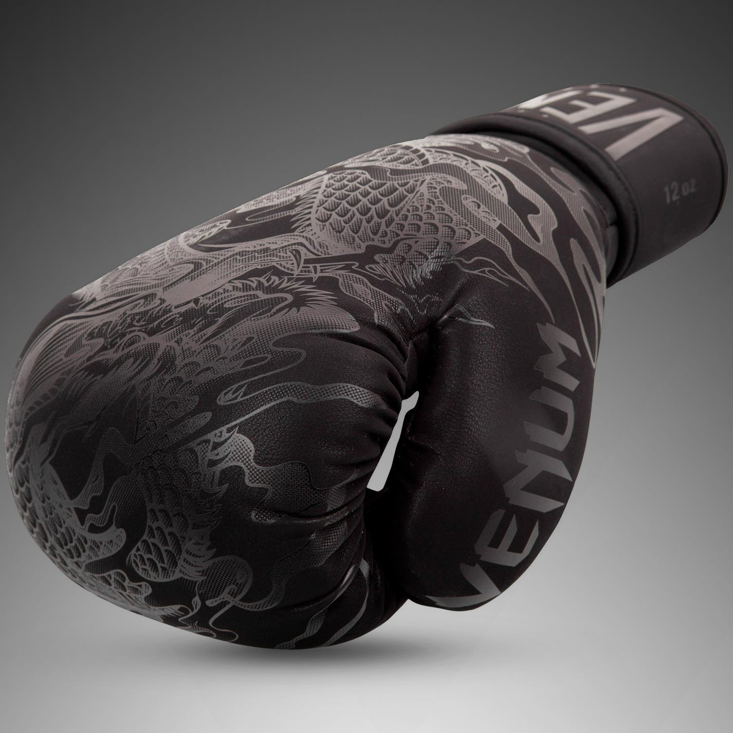 Venum Dragon's Flight Boxing Gloves - Black/Black - Venum Asia