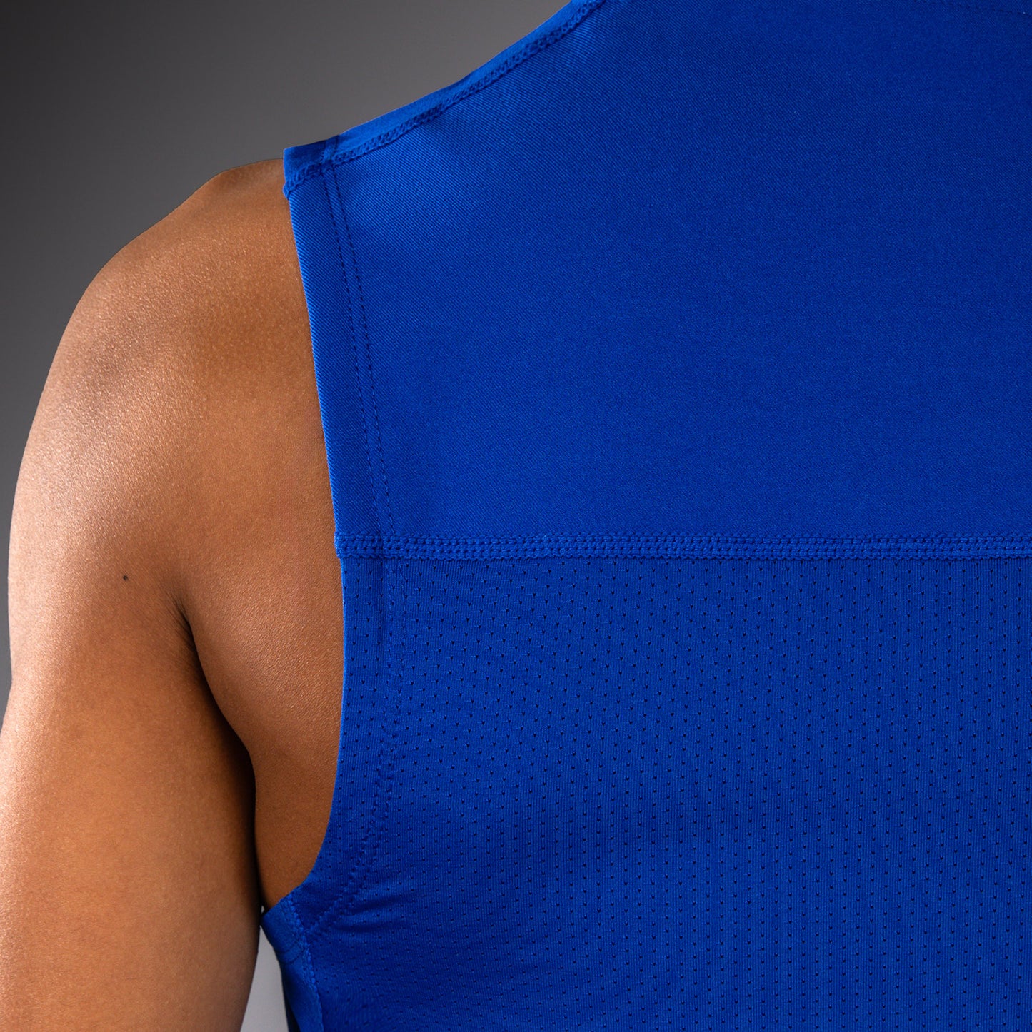 Venum Elite Kids Football Sleeveless Compression Jersey - Royal Blue