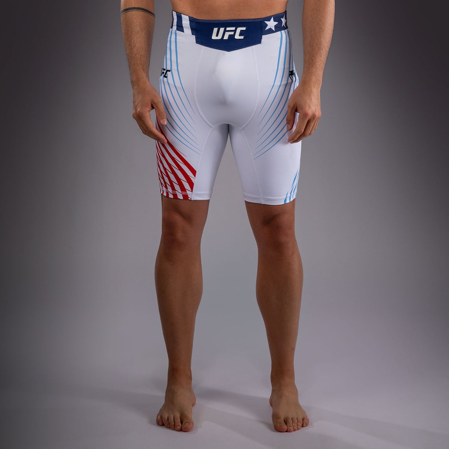 Men's UFC Freedom 250 by Venum White Authentic Fight Night Vale Tudo Short