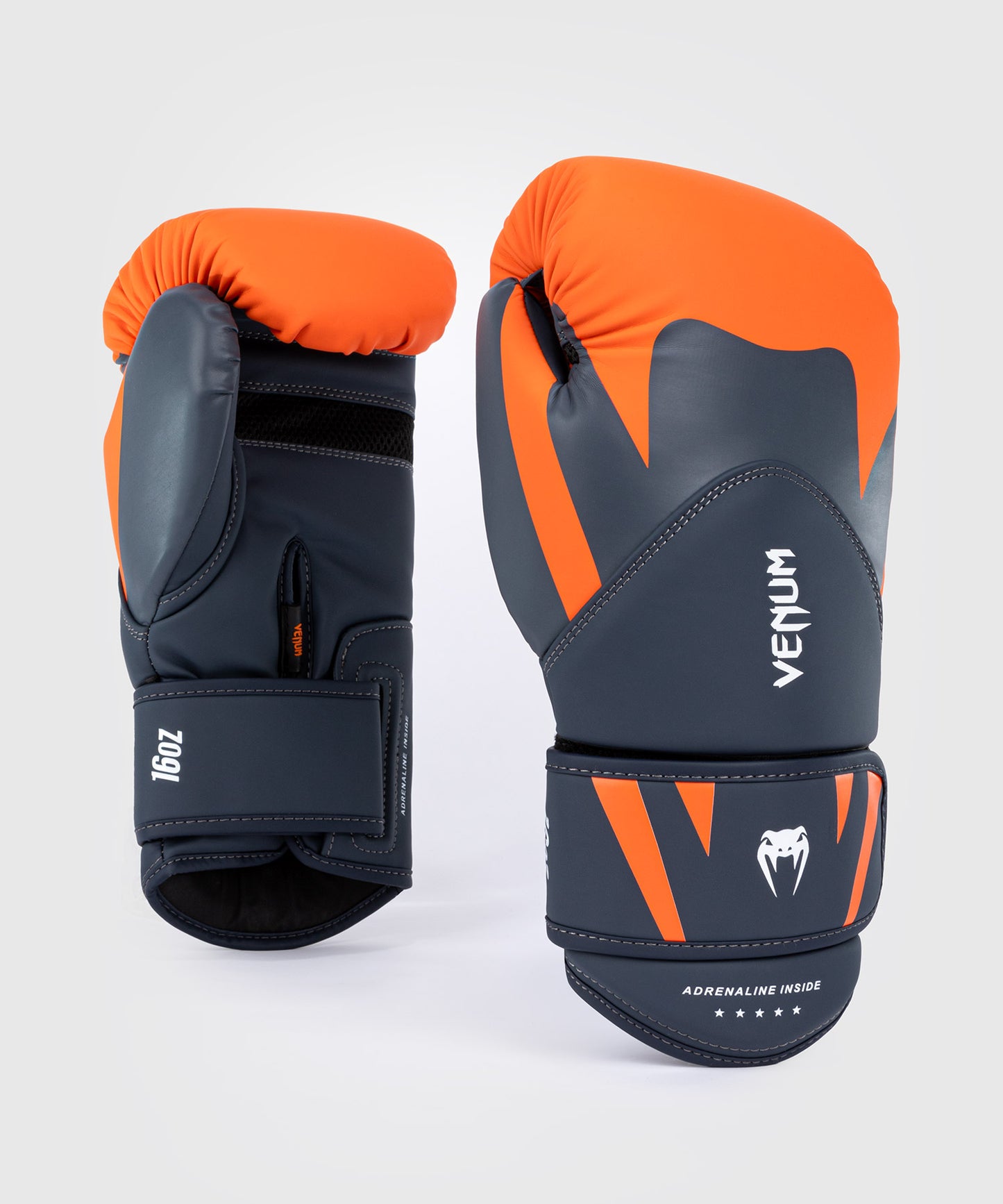 Venum Challenger 4.0 Boxing Gloves - Orange/Navy Blue