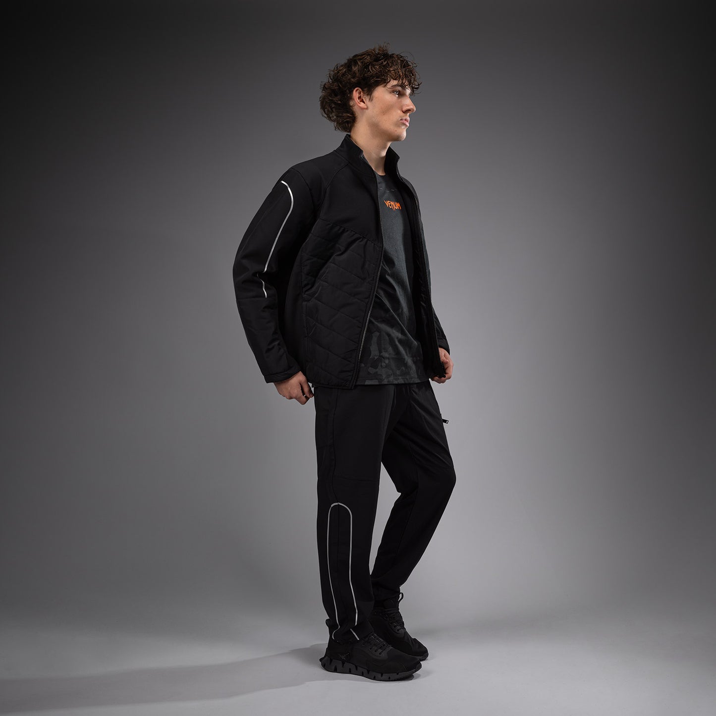 Venum Paddock Softshell Jacket Long Sleeves - Black