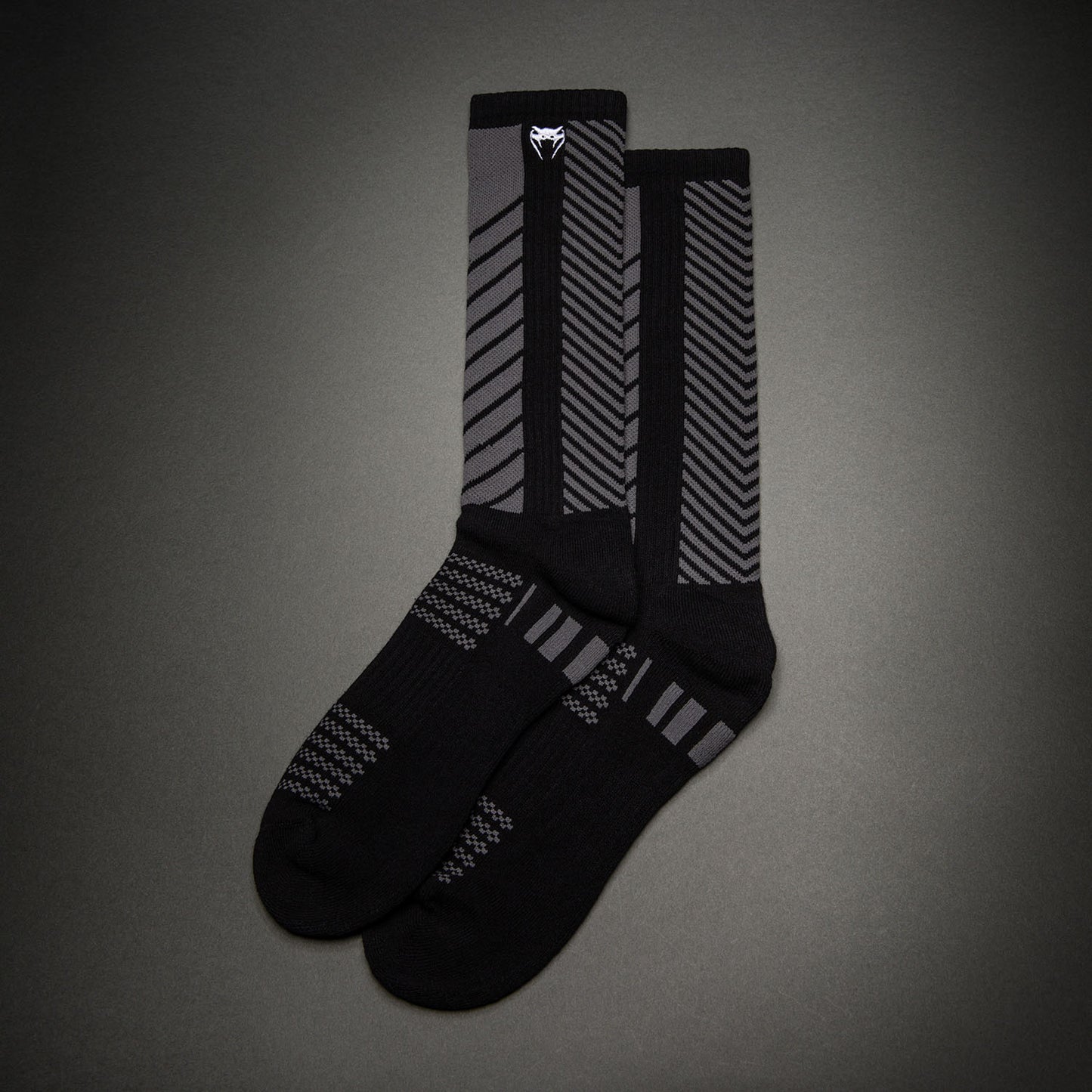 Venum Vector Over-the-Calf Socks - Black/Grey