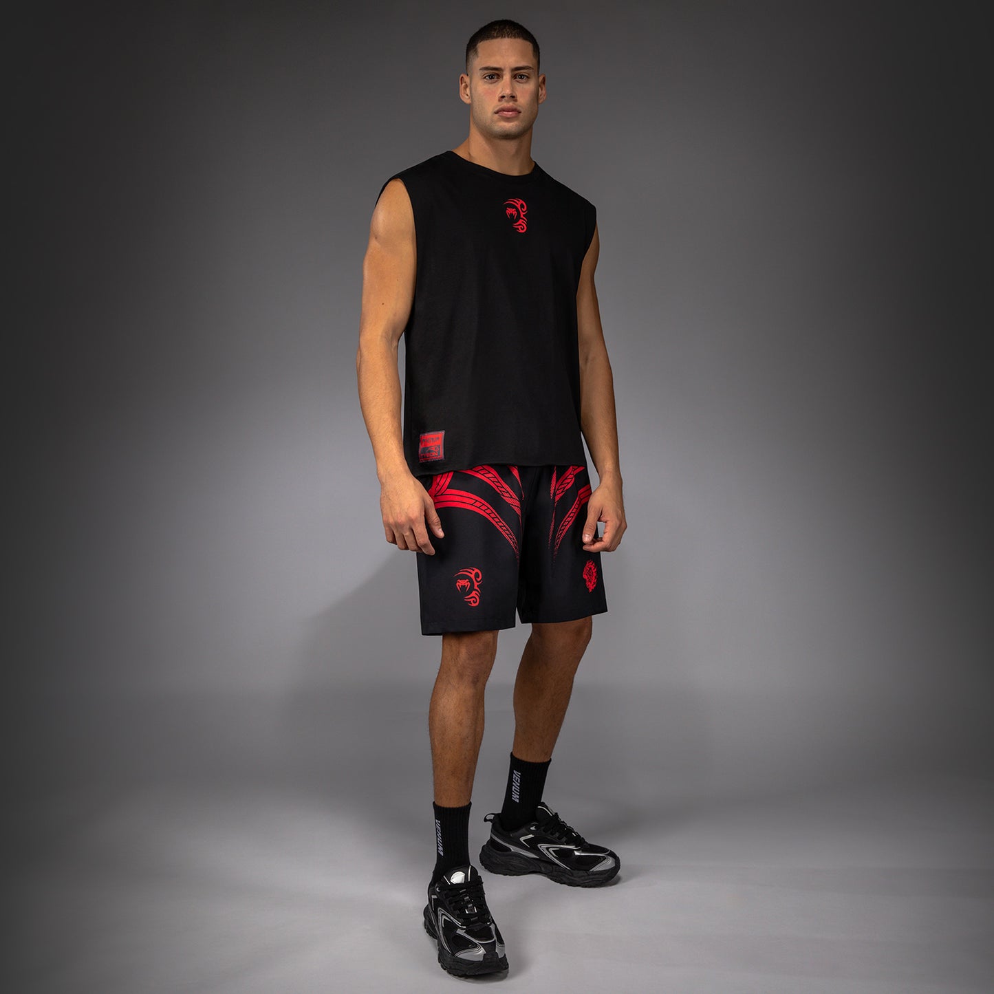 Venum x Mike Tyson Tiger Sleeveless T-Shirt - Deep Black