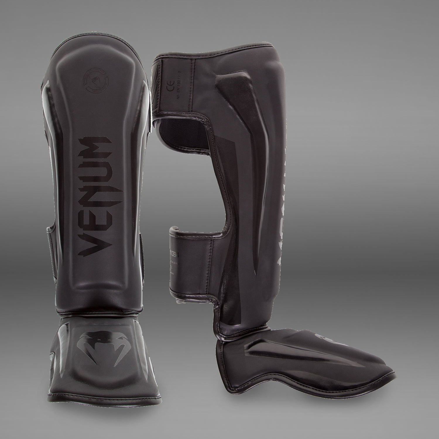 Venum Elite Standup Shin Guards - Matte/Black - Venum Asia