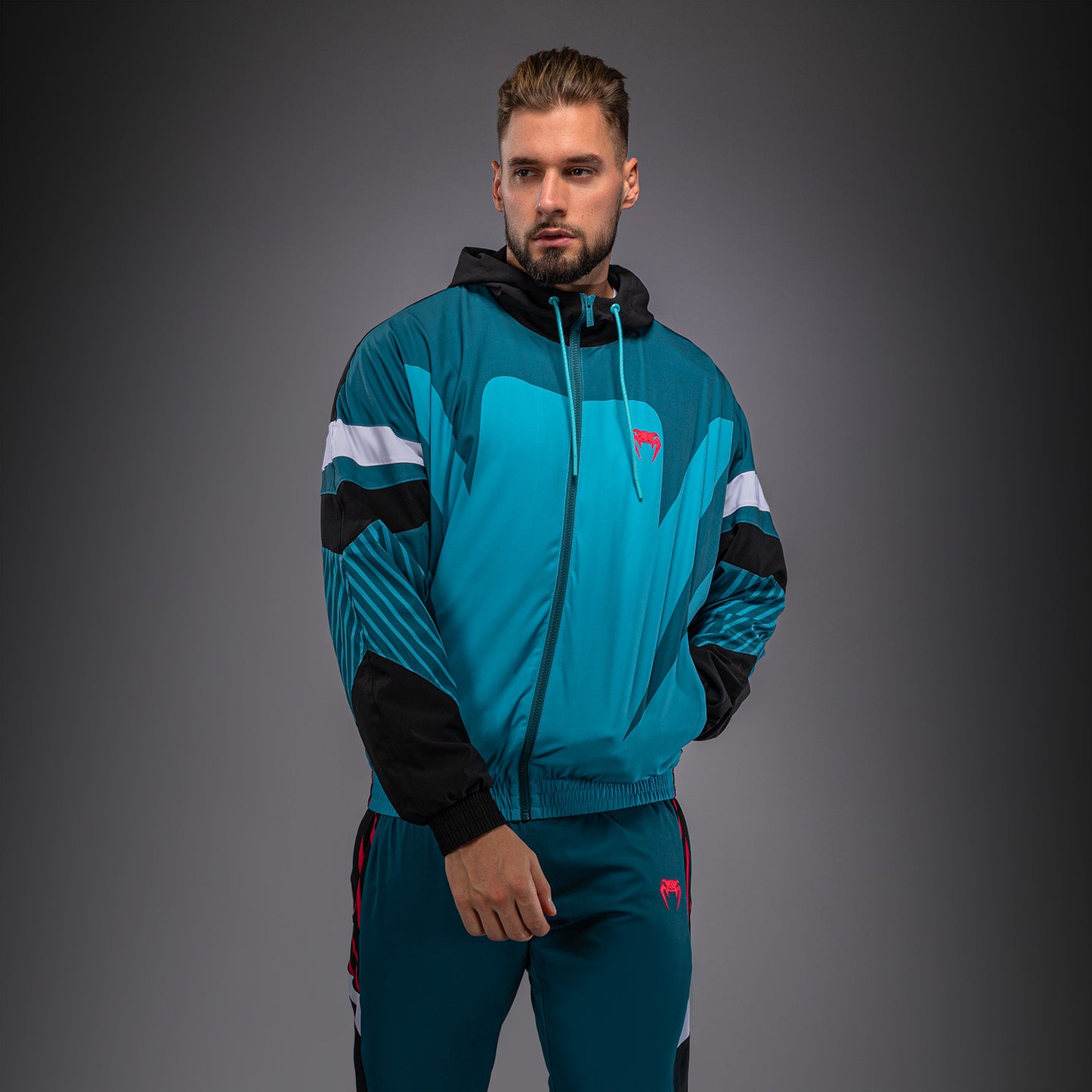 Venum Attack 90 Track Jacket - Miami Blue