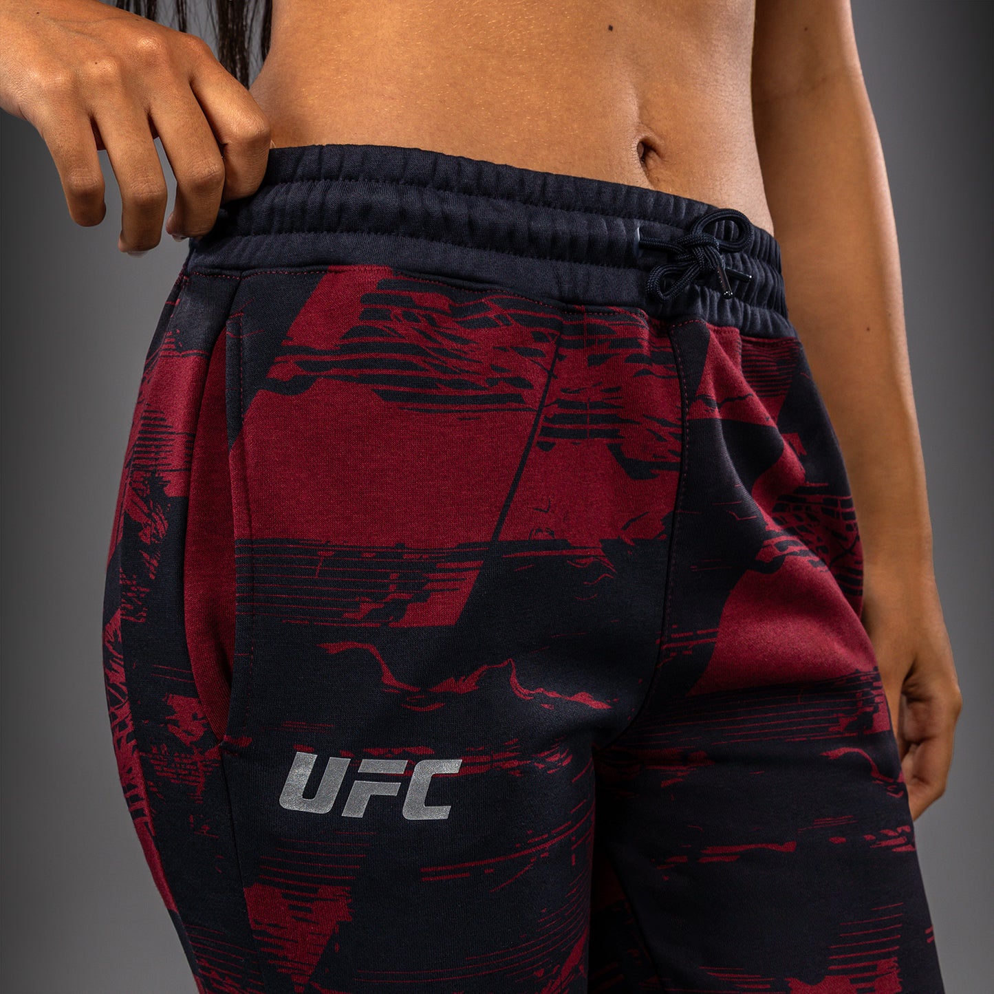 Women's UFC Zenith by Venum Burgundy Authentic Fight Week Pant