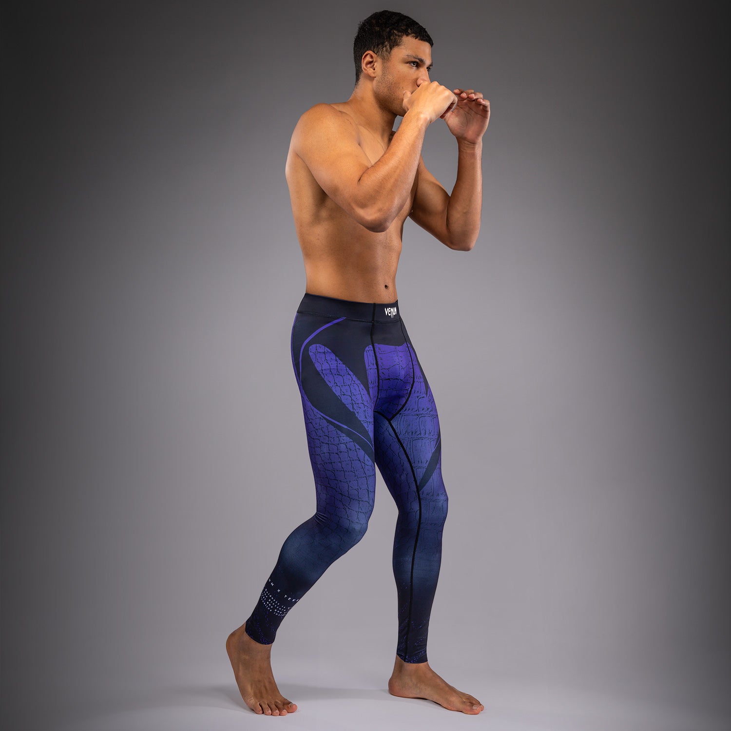 Venum x TEKKEN 8 Spats - Kazuya - Black/Blue - Venum Asia