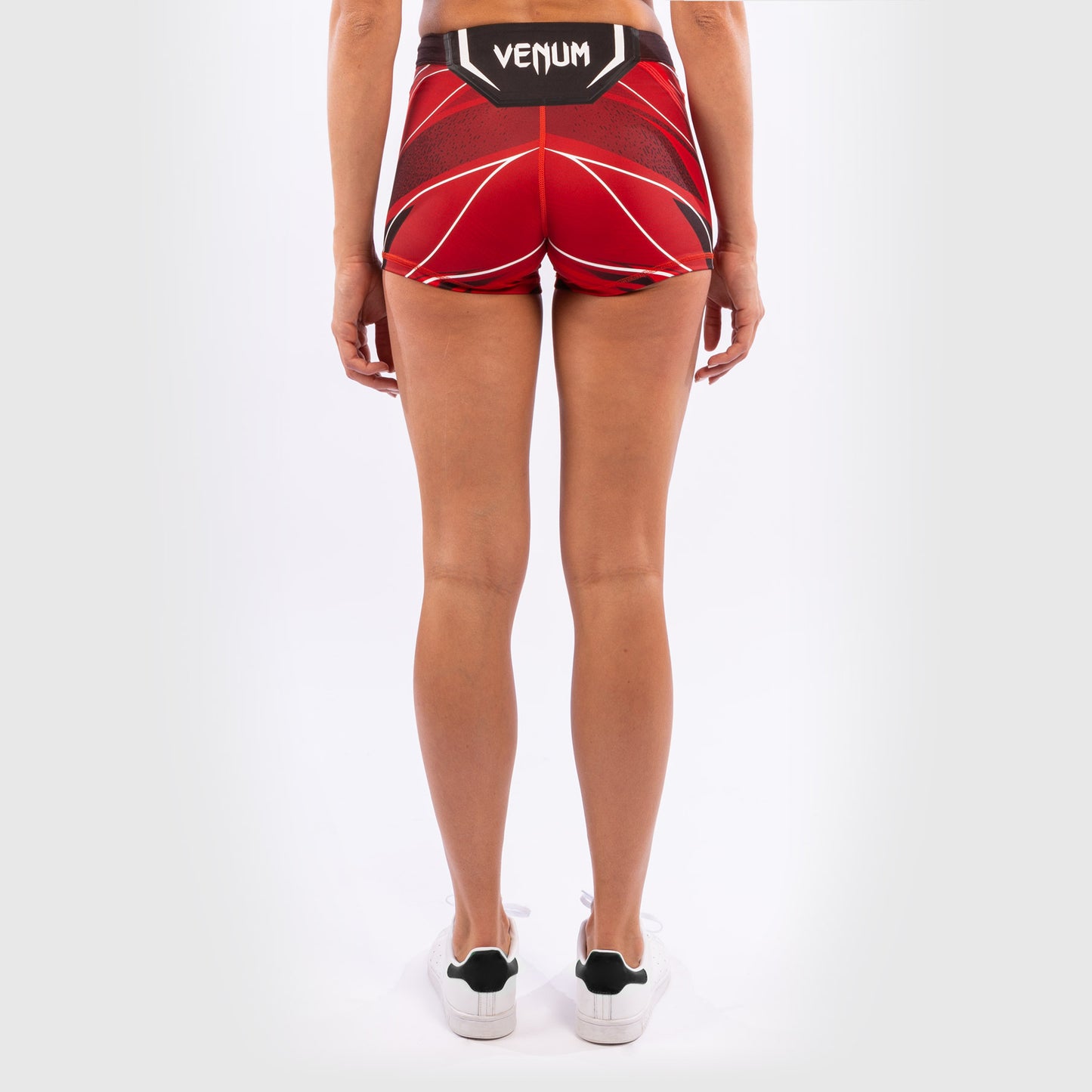 UFC Venum Authentic Fight Night Women's Vale Tudo Shorts - Short Fit - Red