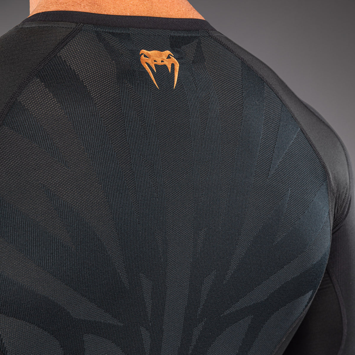 Venum G-Fit Revolution Long Sleeve Rashguard - Black/Copper