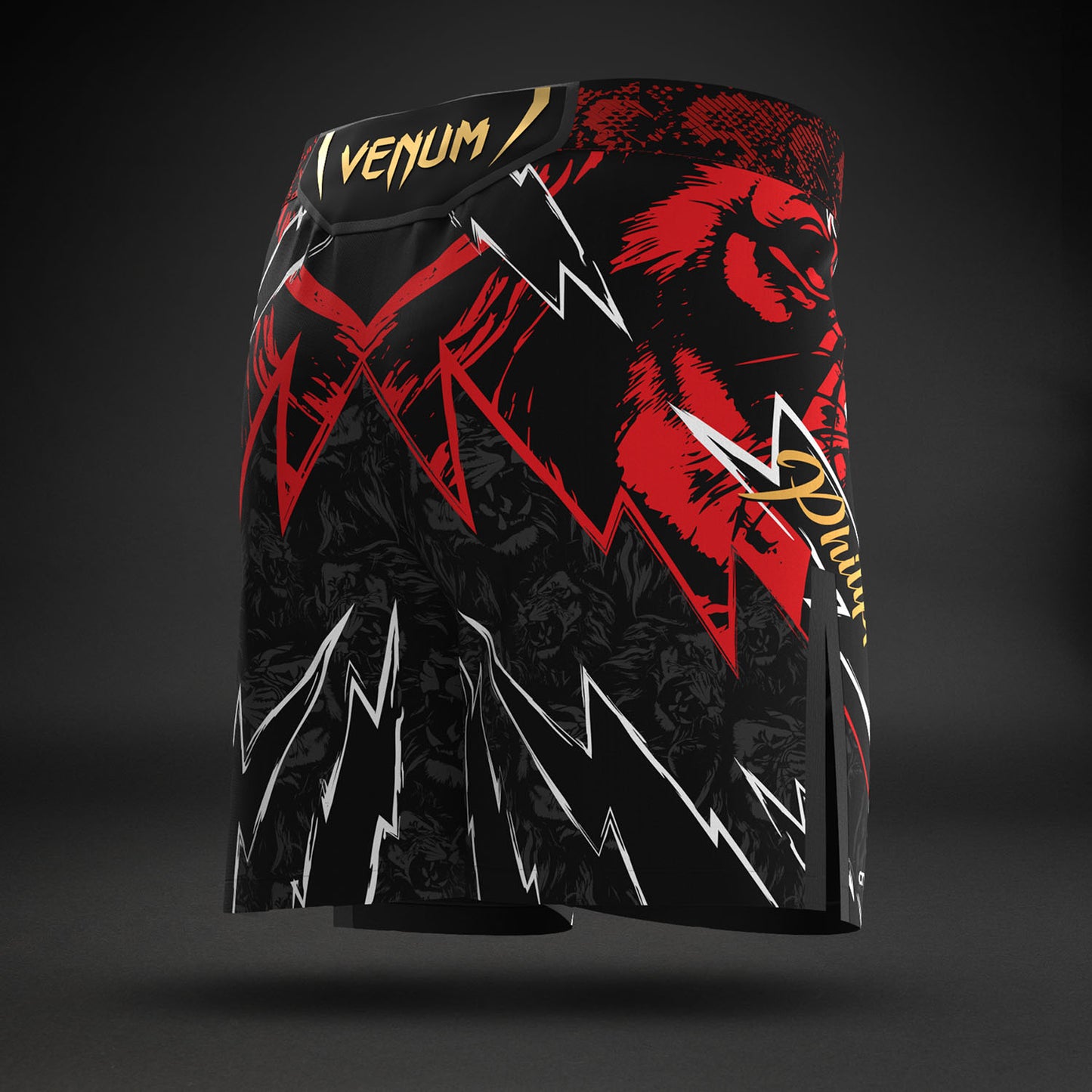 Men's UFC Unrivaled by Venum Red Jon Jones Short Fit Fight Short