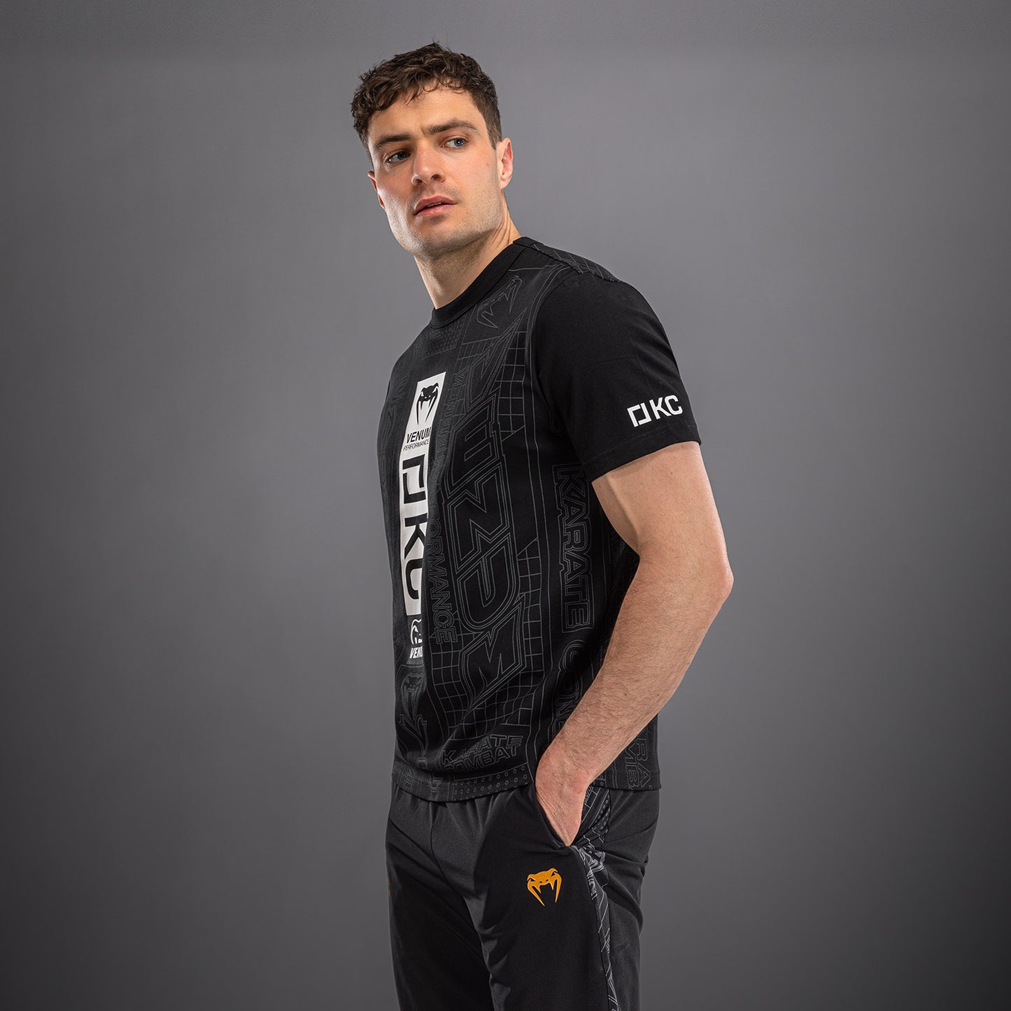 Karate Combat by Venum T-shirt - Black/Grey