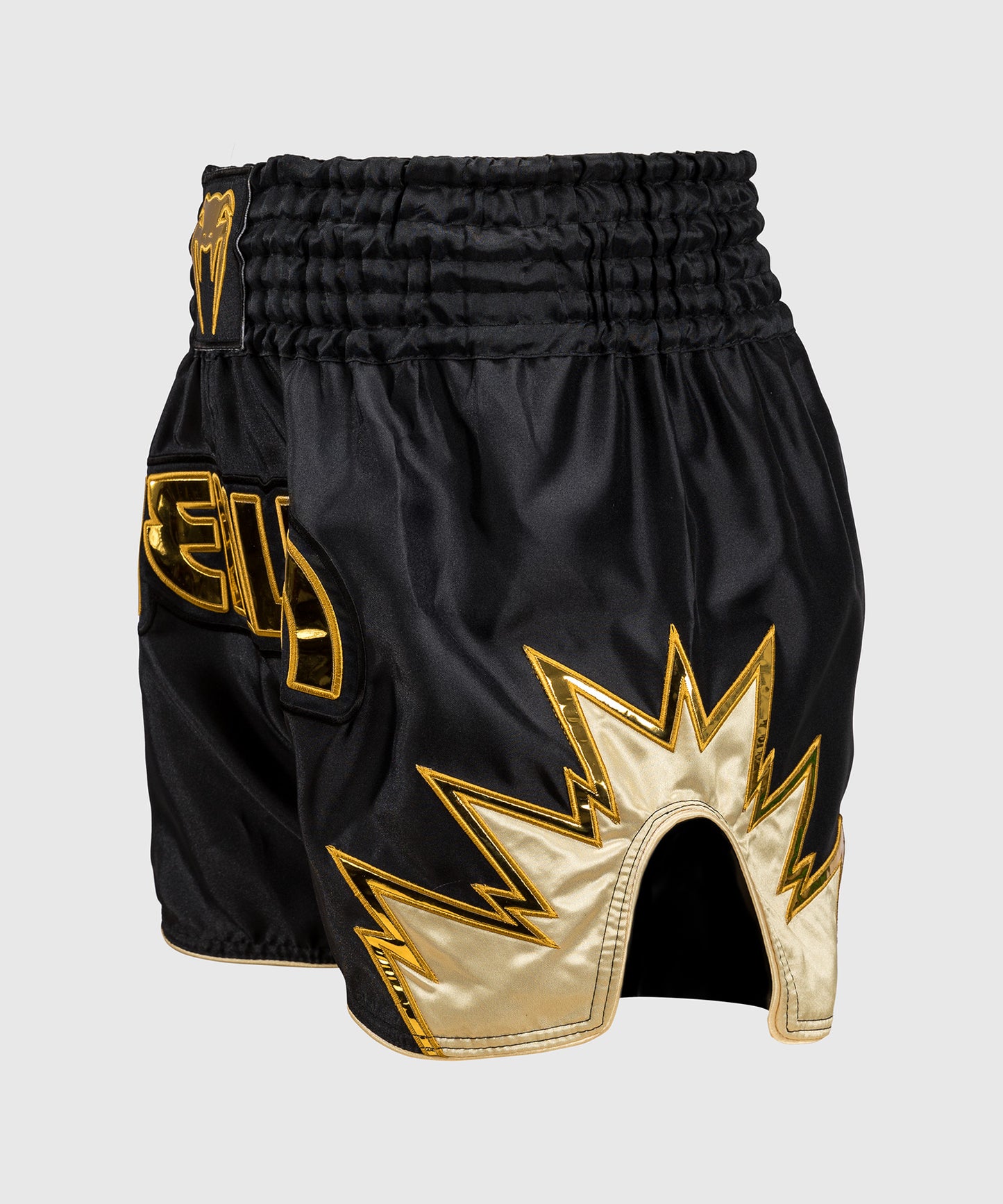 Venum Inferno Muay Thai Shorts - Black/Gold