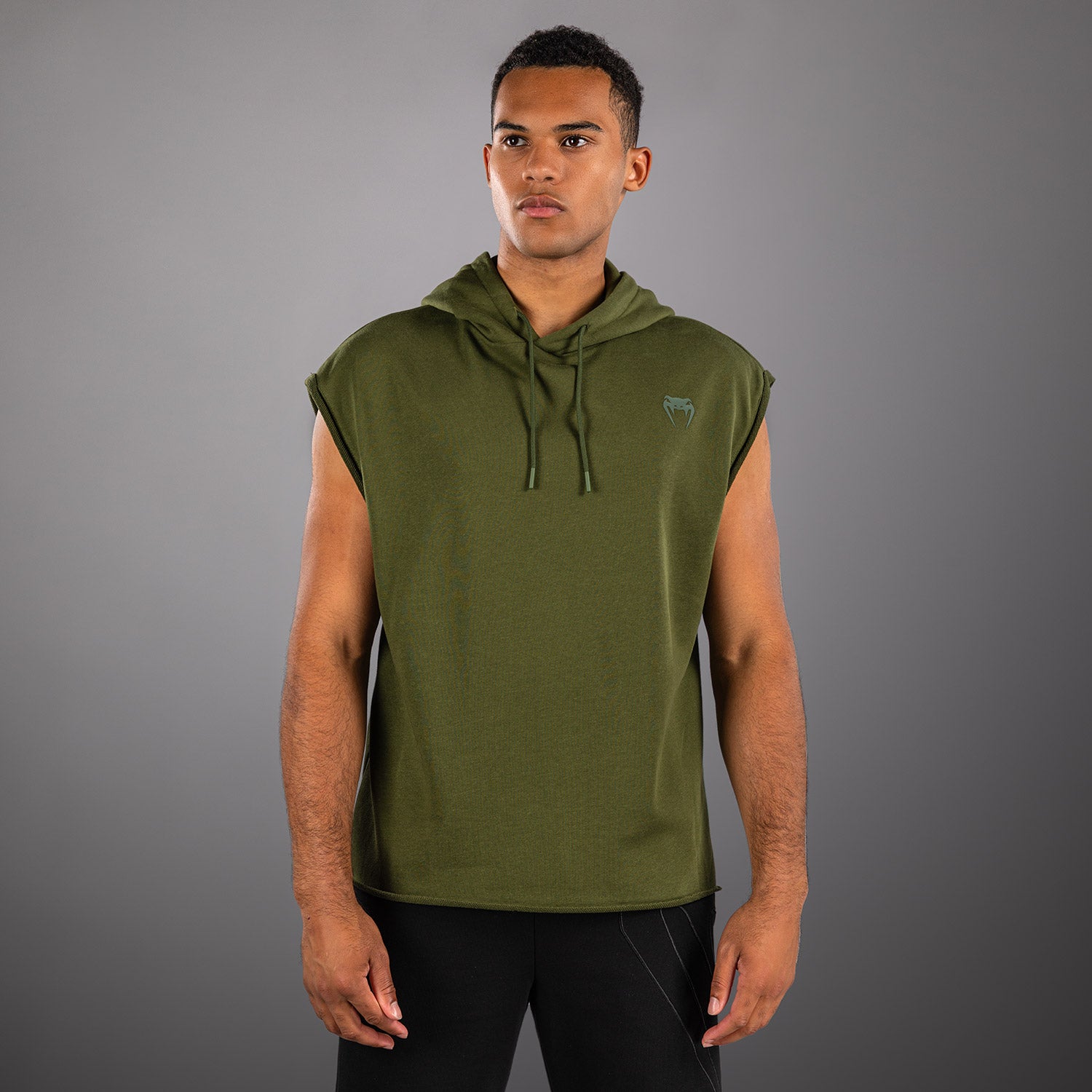 Venum Divide Sleeveless Hoodie - Military Green - Venum Asia