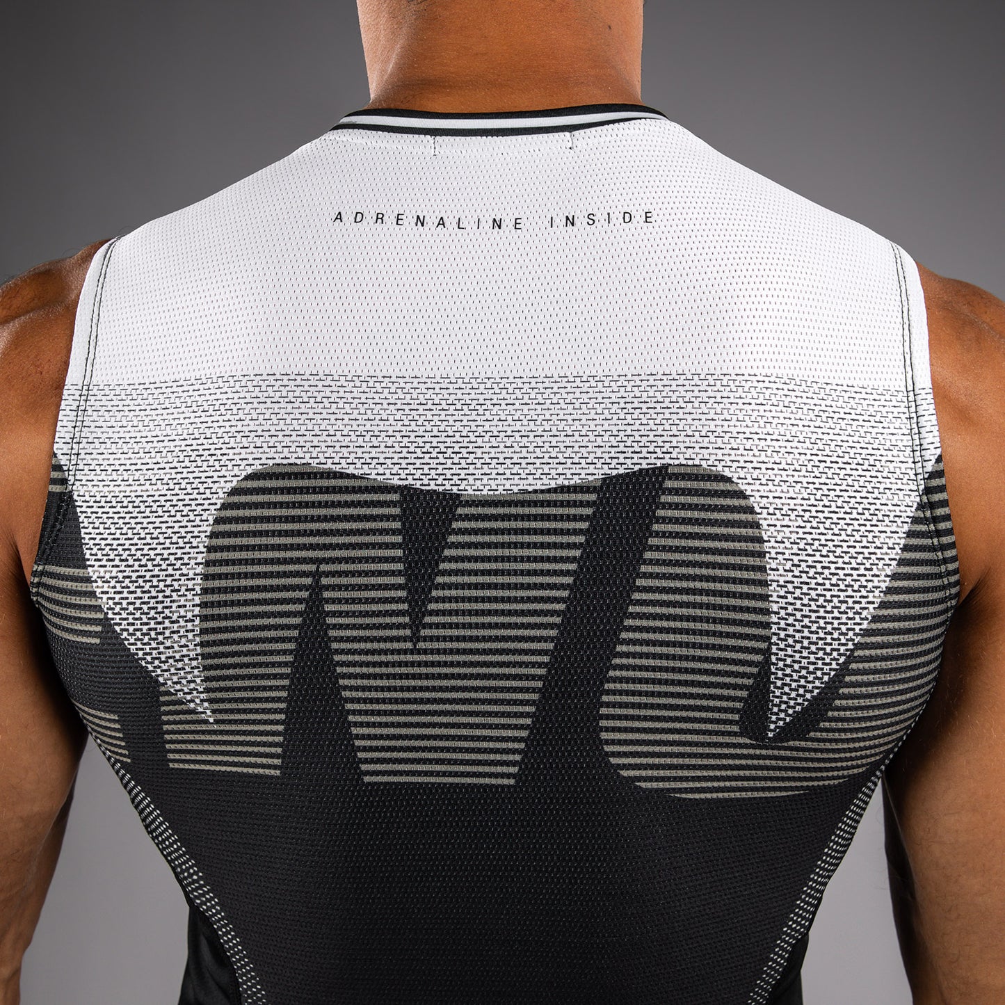 Venum Adrenaline Sleeveless Rashguards - Black/Sand