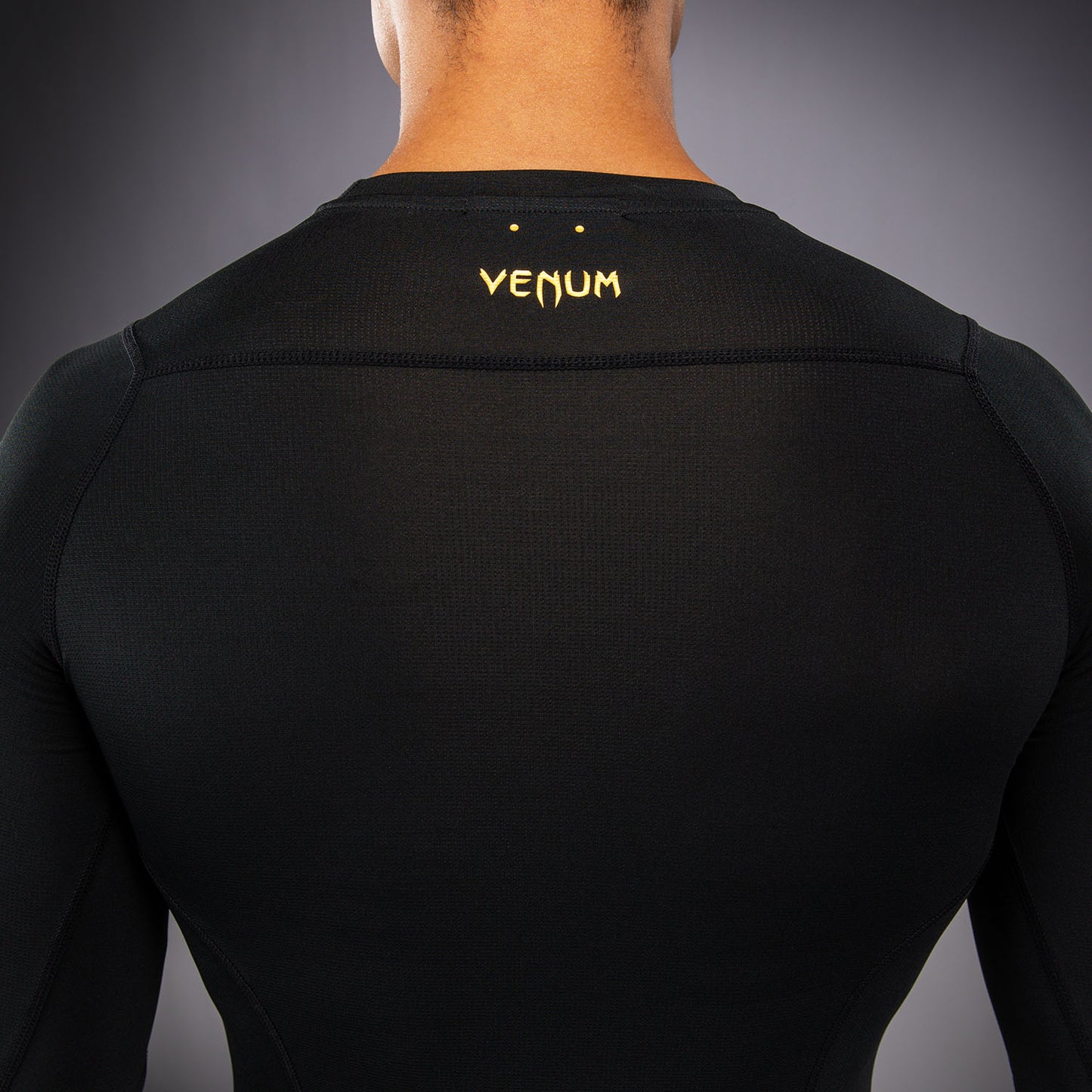 Venum G-Core Long Sleeve Rashguard - Black/Gold
