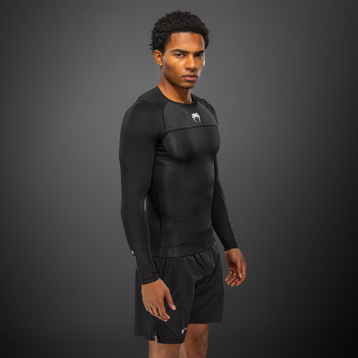 Venum G-Fit Scale Long Sleeve Rashguard - Black