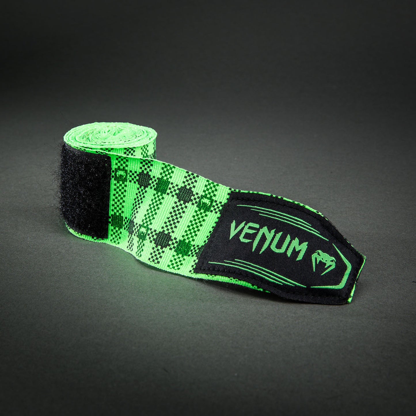 Venum Kontact Evo Tartan Handwraps - Neon Green