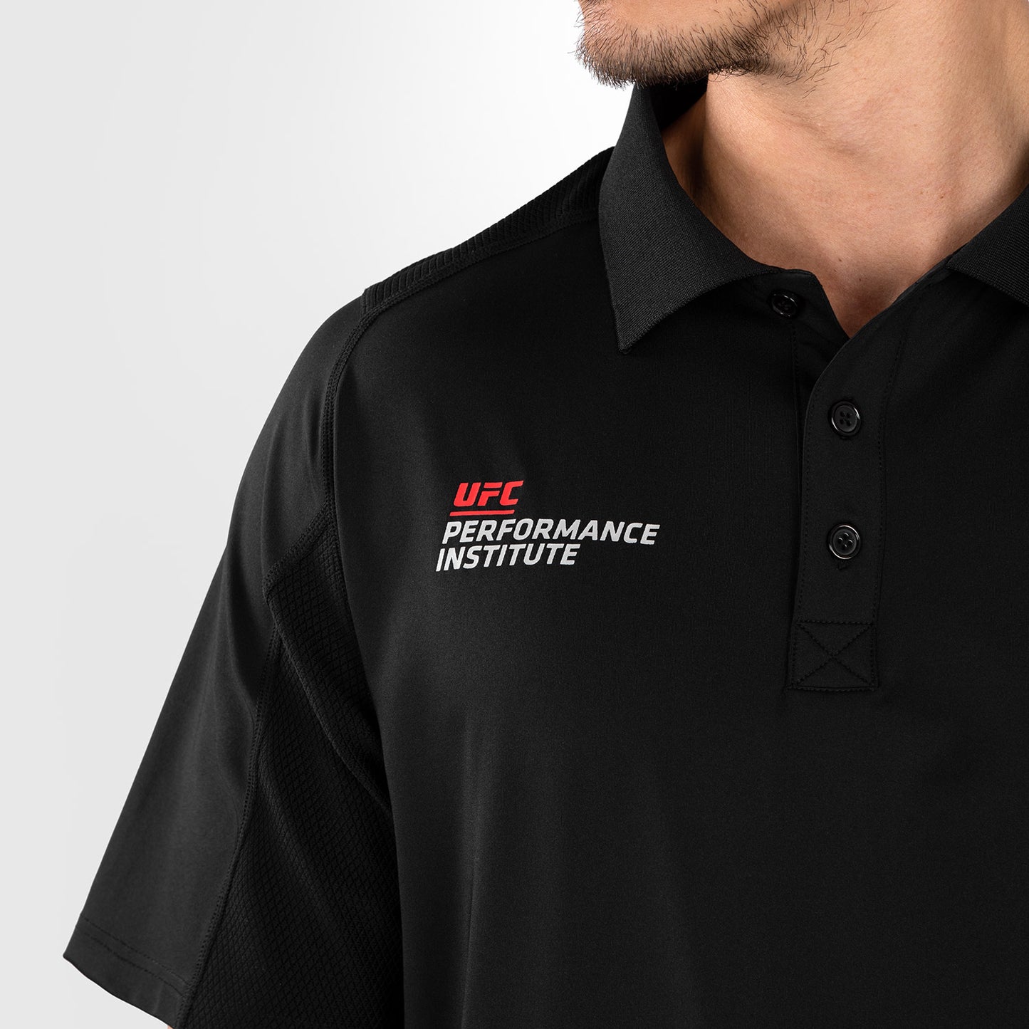 UFC Venum Performance Institute 2.0 Men’s Polo Shirt - Black/Red