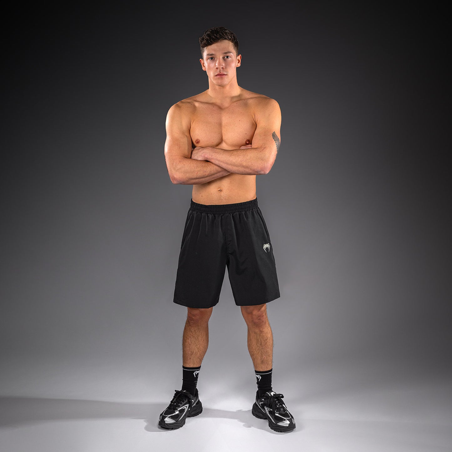 Venum Lazer Training Shorts - Black/Grey