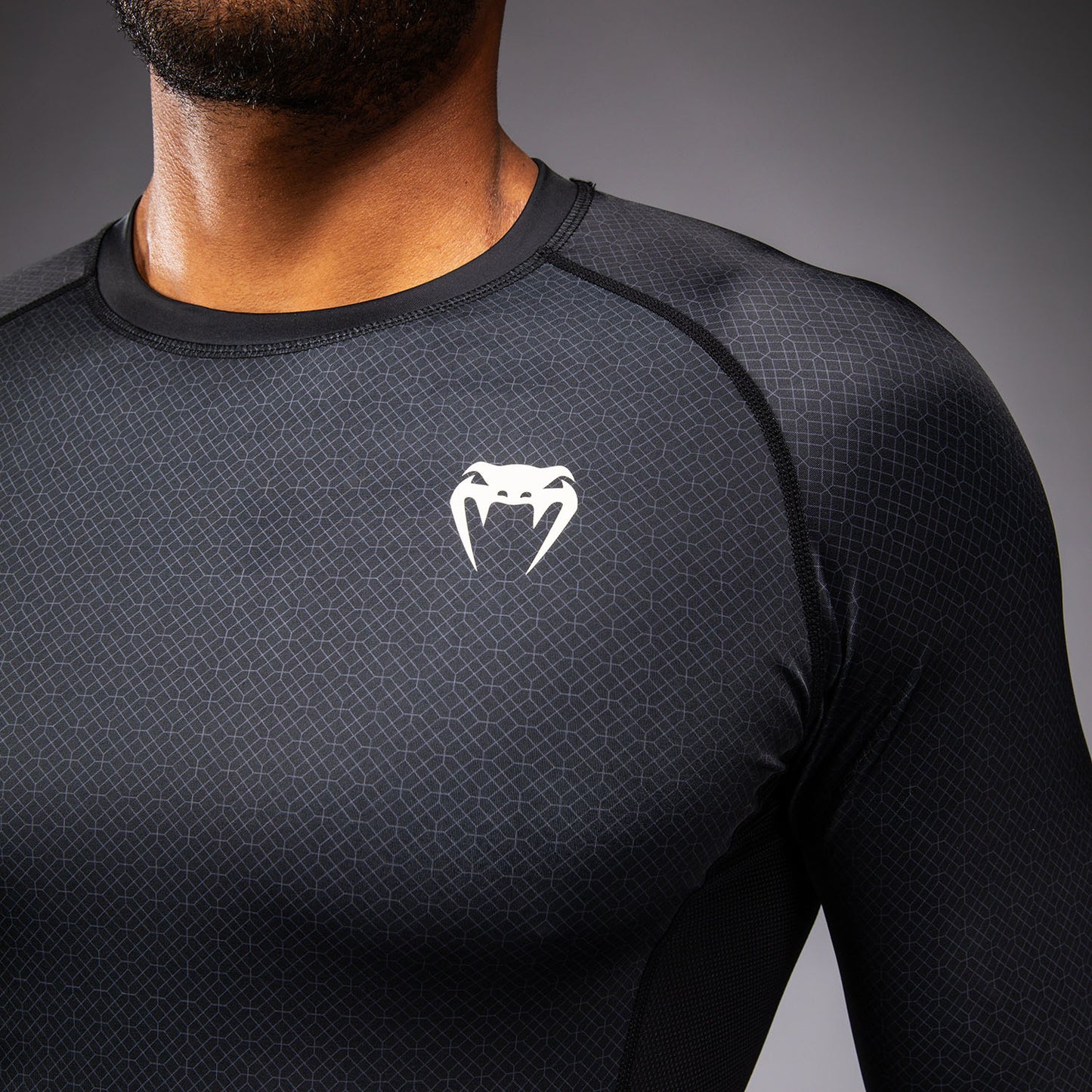 Venum x Roger Gracie Academy Long Sleeve Rashguard - Black