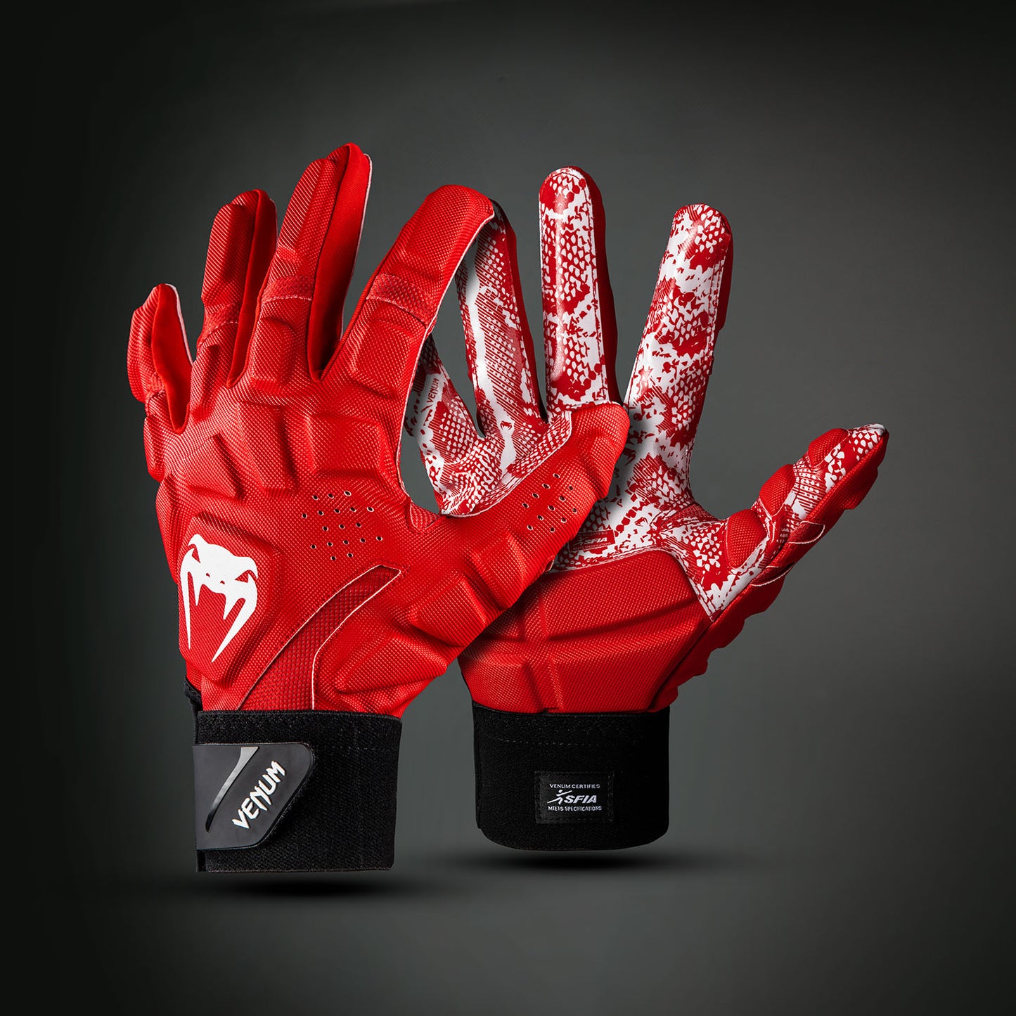 RED/WHITE Venum Elite Xtp Football Gloves