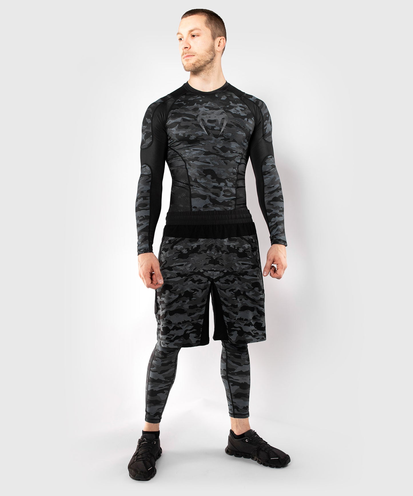 Venum "Defender" Compression Tights - Dark camo