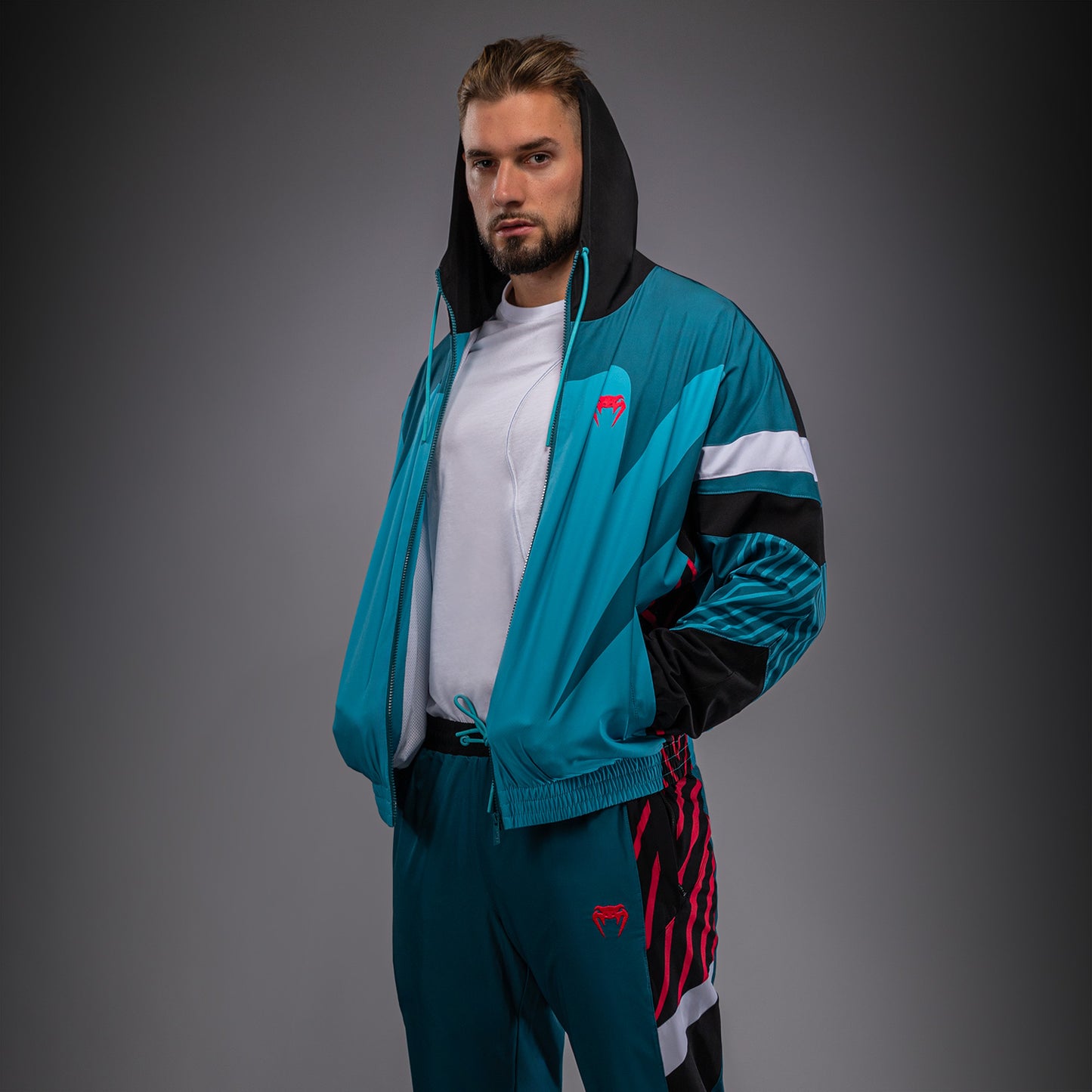 Venum Attack 90 Track Jacket - Miami Blue