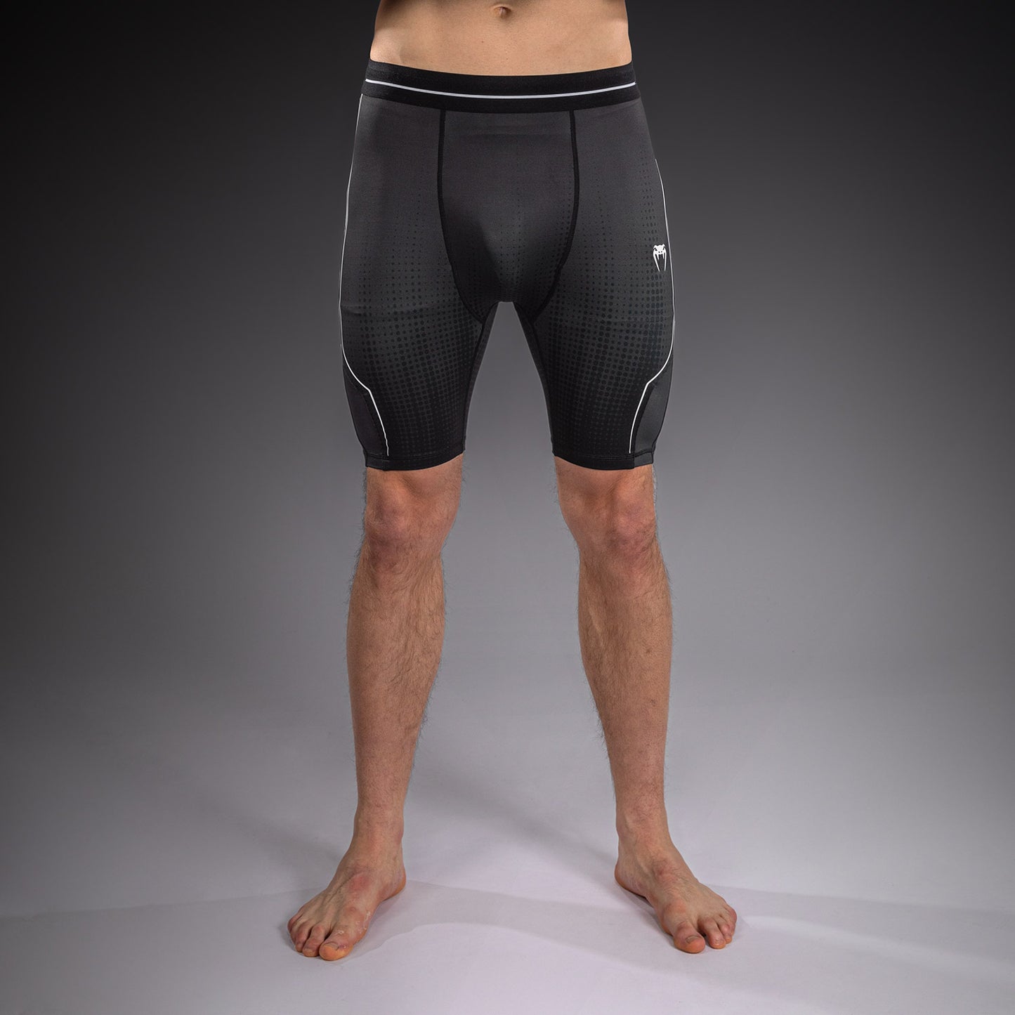 Venum Stealth Vale Tudo Shorts - Black/White